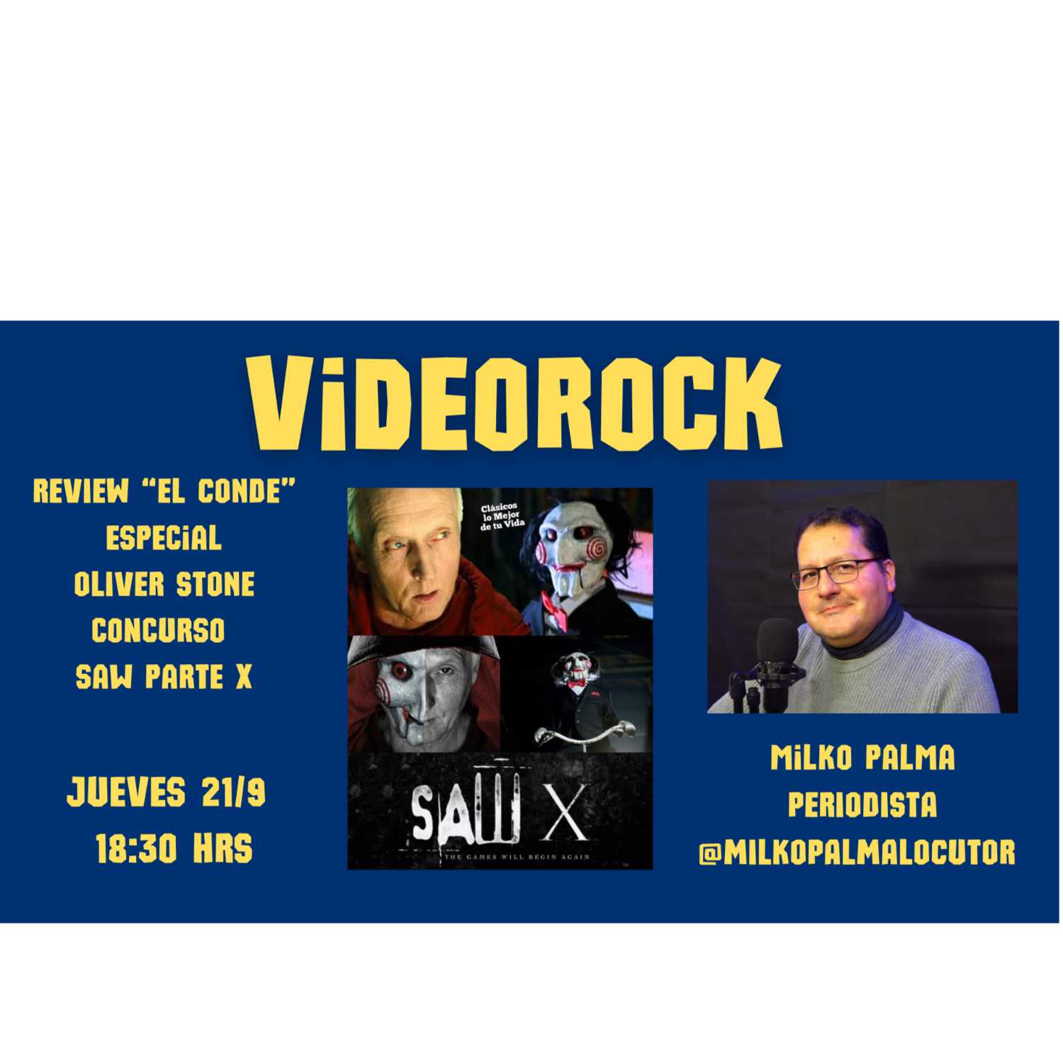 ⁣VIDEOROCK CAP 10 CONCURSO SAW X Y REVIEW "EL CONDE"