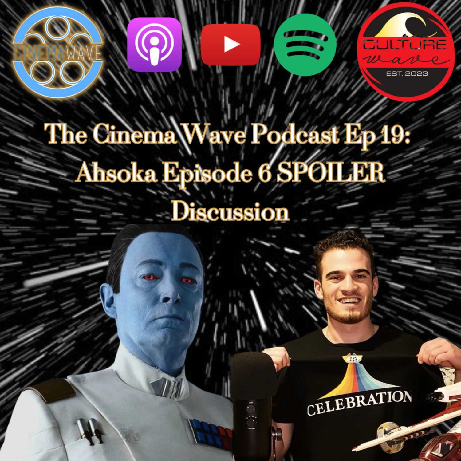 ⁣AHSOKA Ep. 6 SPOILER Conversation w/Star Wars: Mark of Balance | The Cinema Wave Podcast Ep. 19