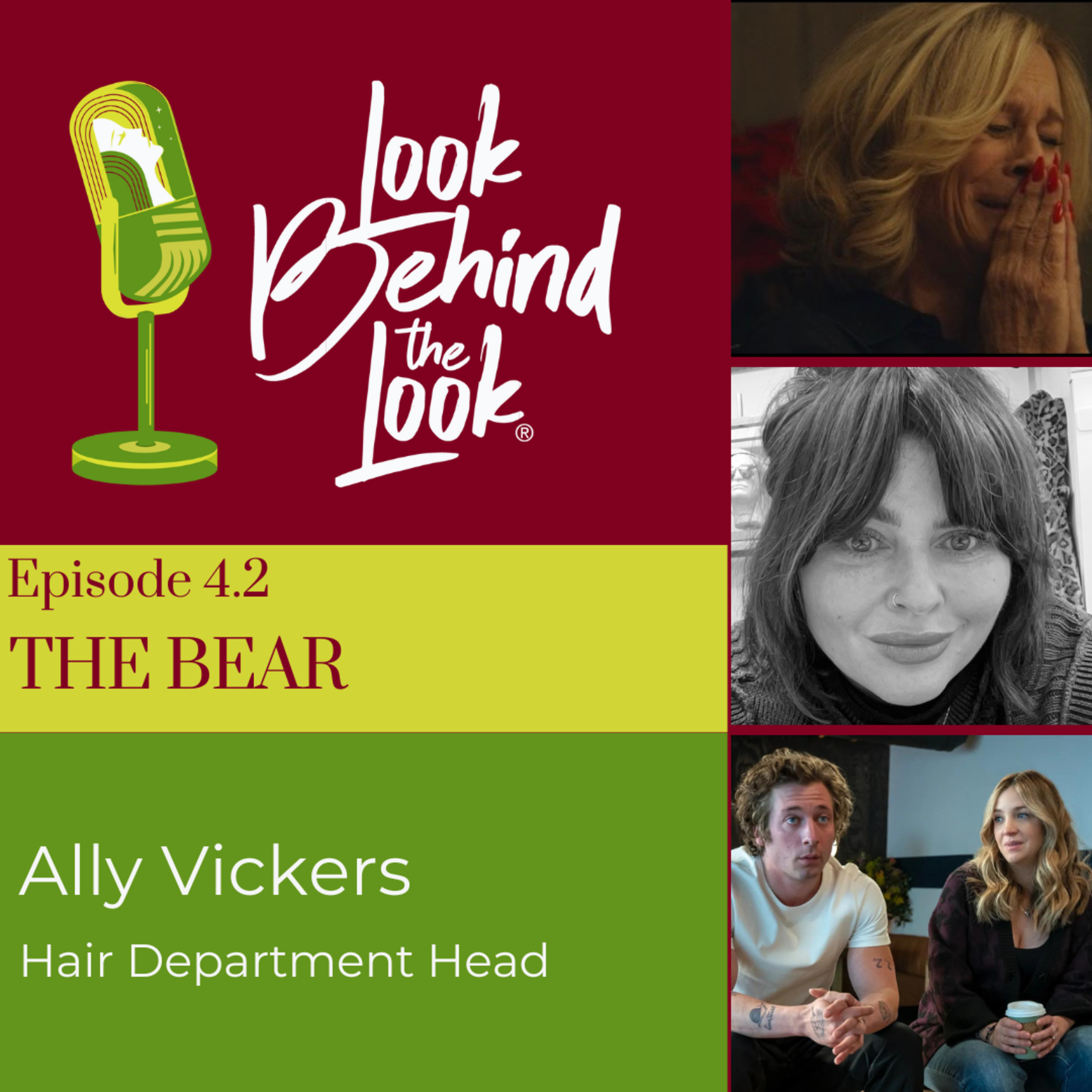 ⁣S4 | Ep. 2: Ally Vickers, Hair Dept. Head of The BEAR, on turning Abby Elliot from blonde to brunette...and yes, Carmy's incredible locks..