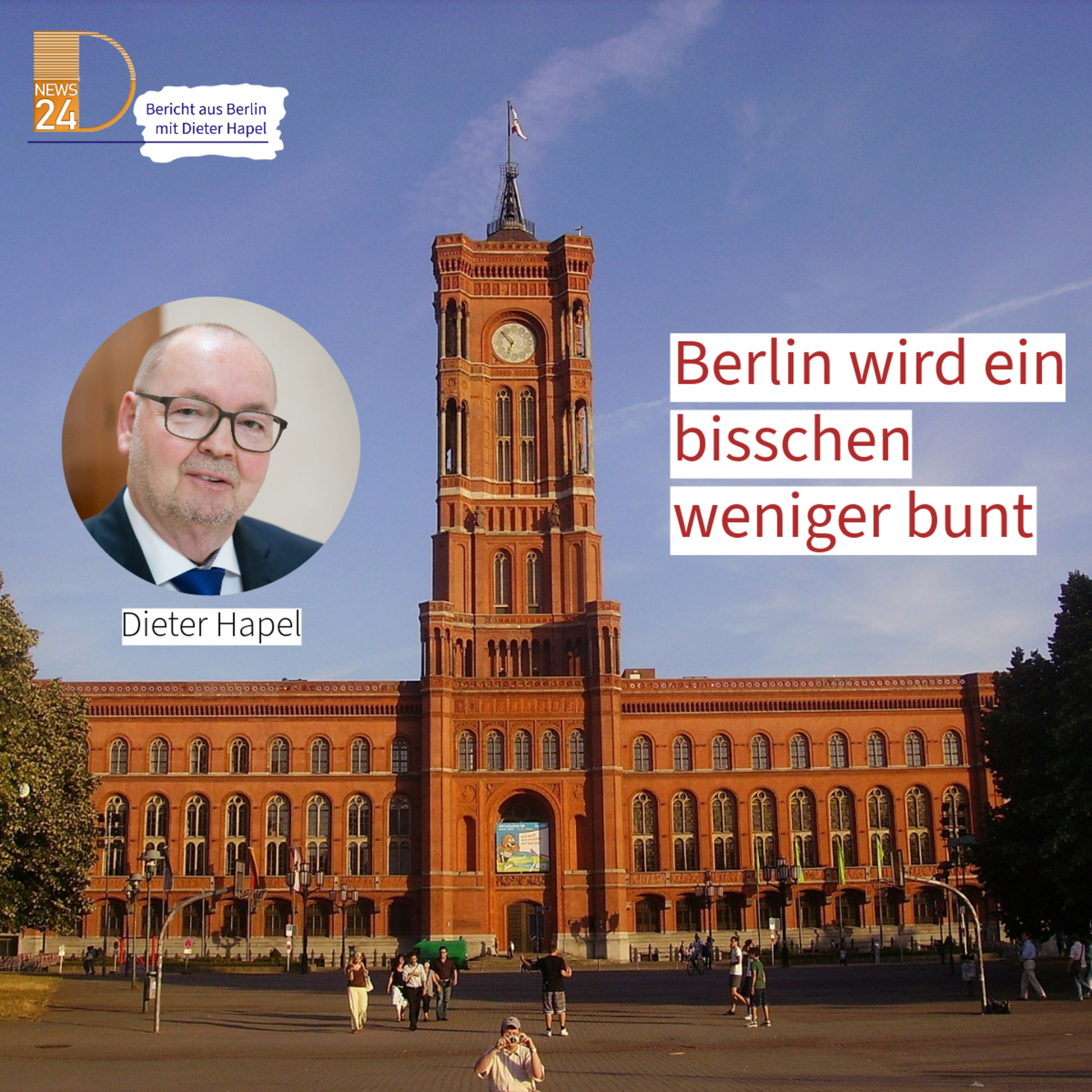 ⁣Berlin wird ein bisschen weniger bunt. Bericht aus Berlin in DNEWS24