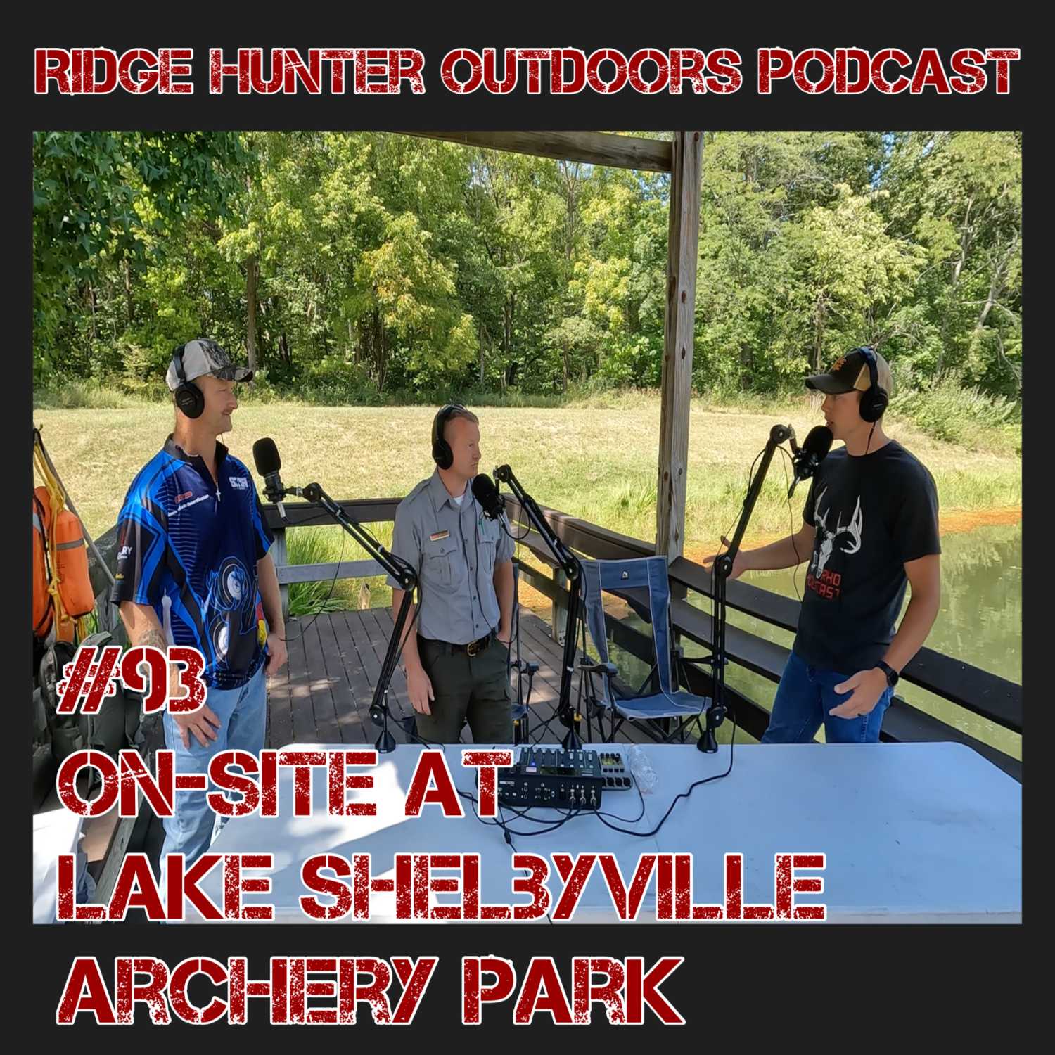 Drew Kazenski, Steve Groom, and Cory Donnel from the BHA Conservation Shoot at Lake Shelbyville Archery Park | RHO Podcast #94