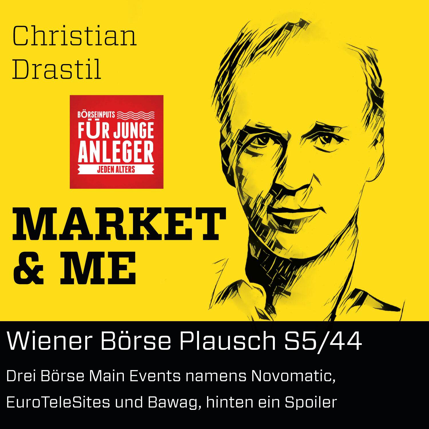 ⁣Wiener Börse Plausch S5/44: Drei Börse Main Events namens Novomatic, EuroTeleSites und Bawag, hinten ein Spoiler