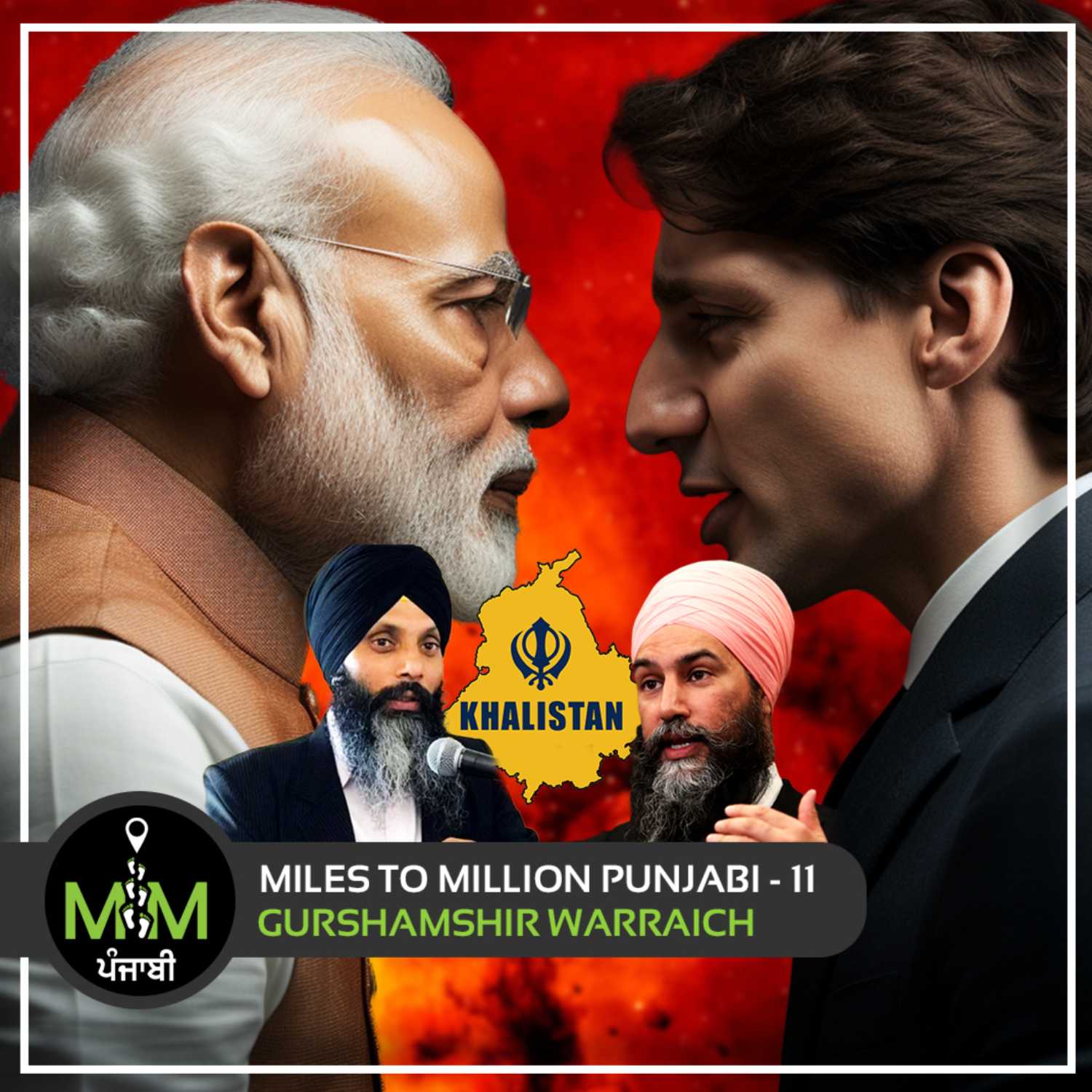 India vs. Canada Face Off, Biden in Support of Canada, Hardeep Nijjar Case | M2M Punjabi 11