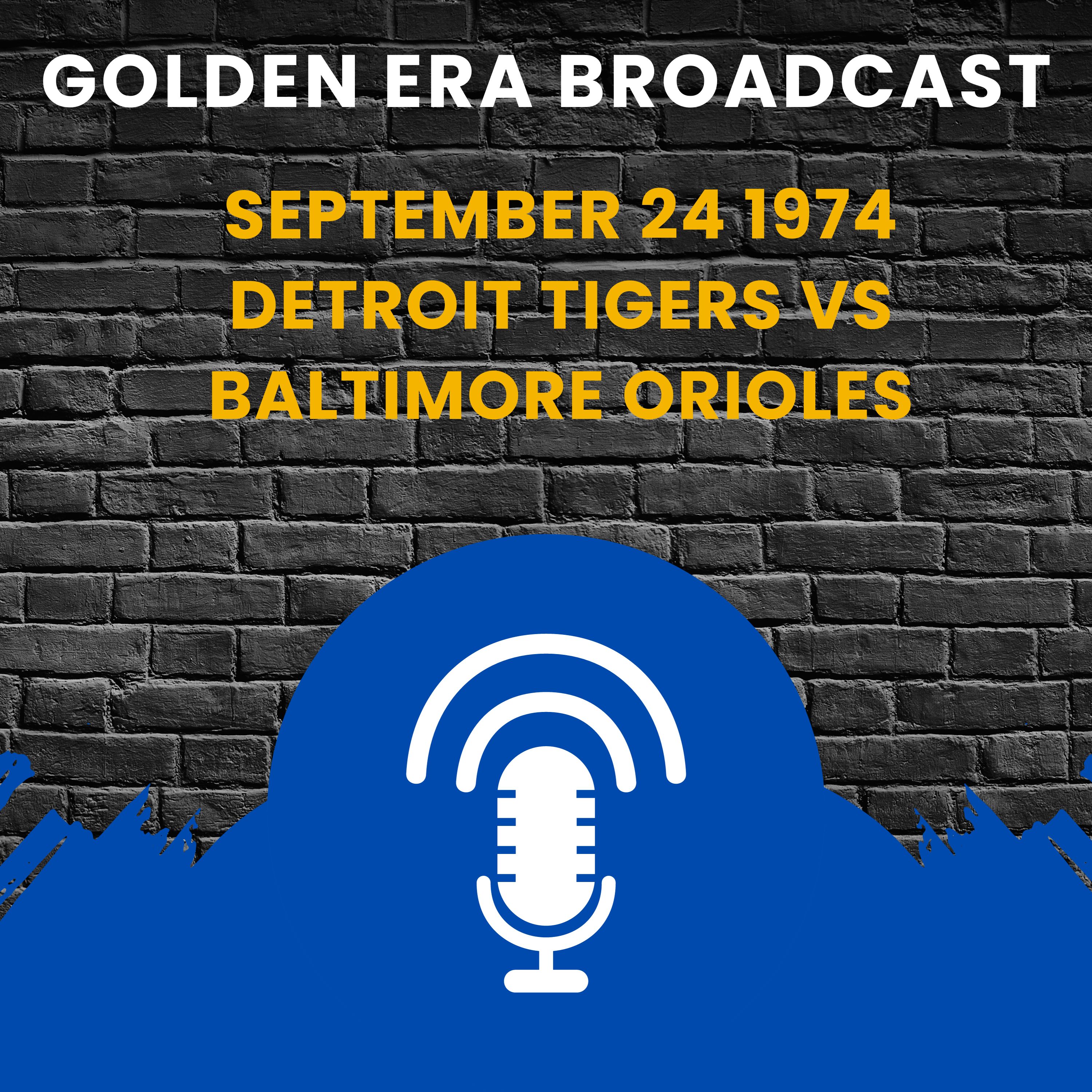 ⁣September 24 1974 Detroit Tigers vs Baltimore Orioles