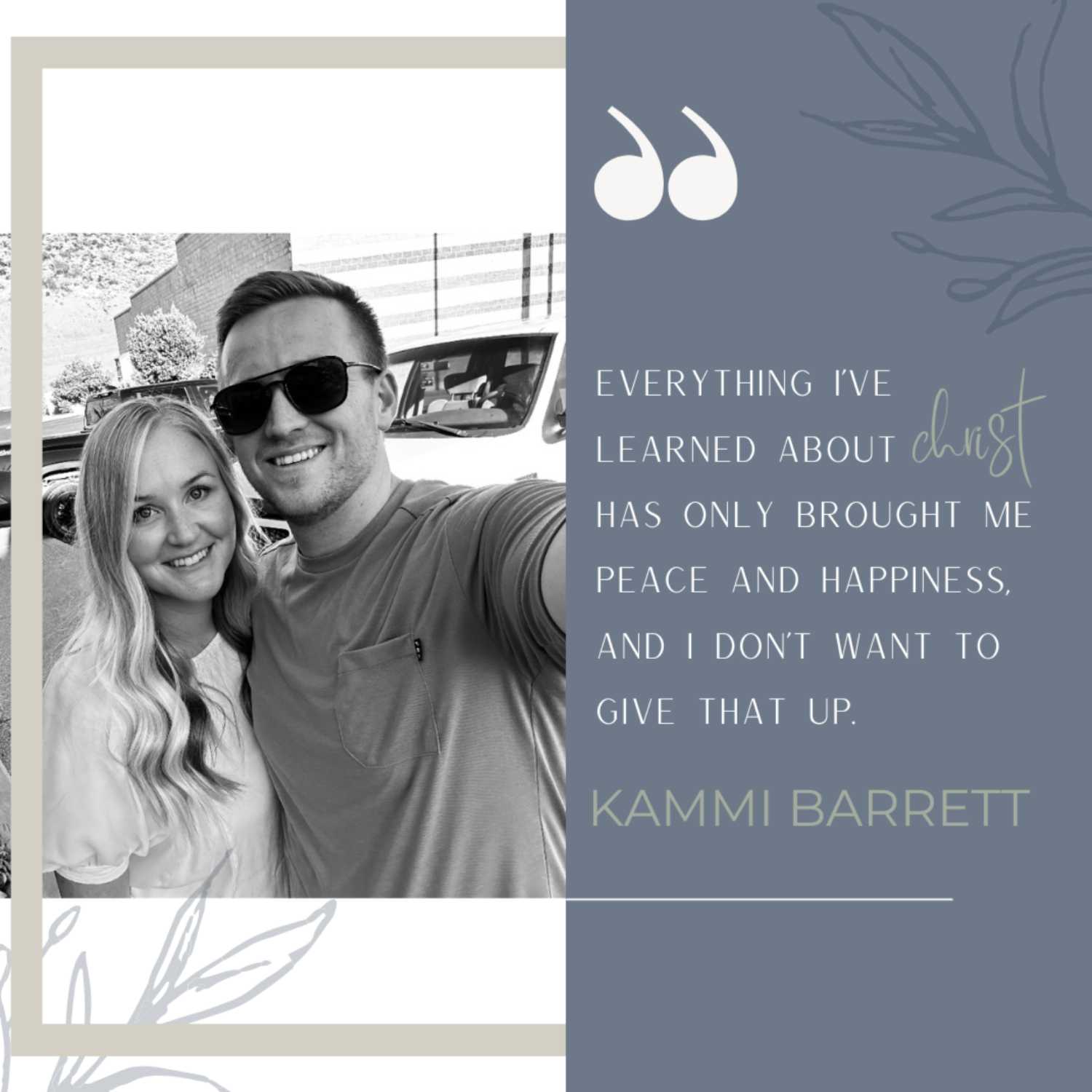 ⁣Kammi shares her story of how she chose to put Christ First after reading the CES letter.