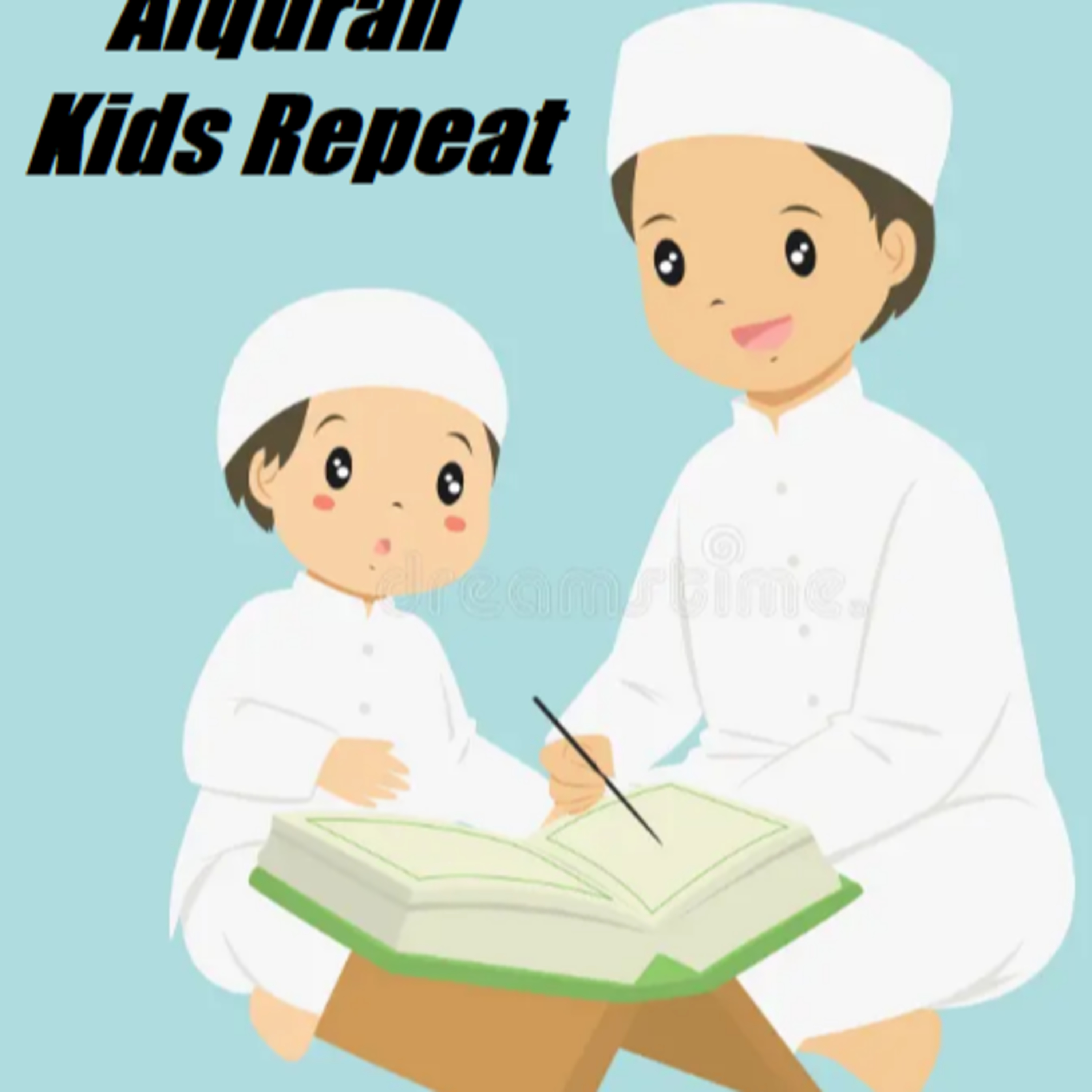 ⁣Surah Ar Rum Number 30 ayat 1 - 60 recited by Mohamed Siddiq al-Minshawi and kids repeat