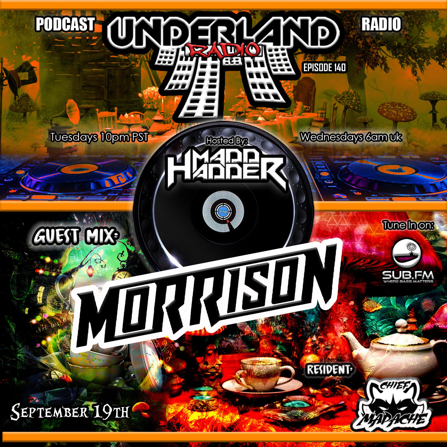 Episode 0140 Underland Radio - Guest Mix:  Morrison