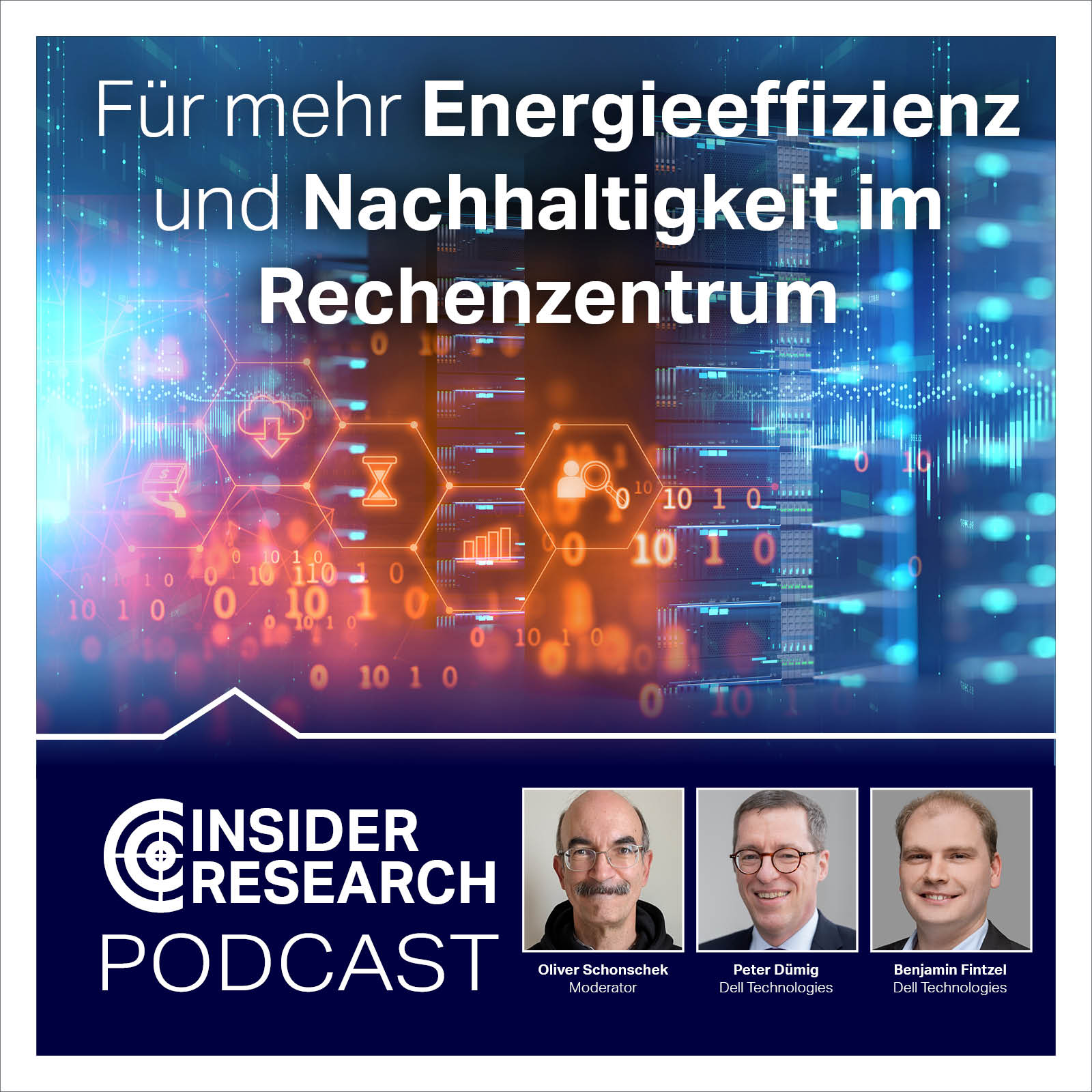 ⁣Für mehr Energieeffizienz und Nachhaltigkeit im Rechenzentrum, mit Peter Dümig und Benjamin Fintzel von Dell Technologies