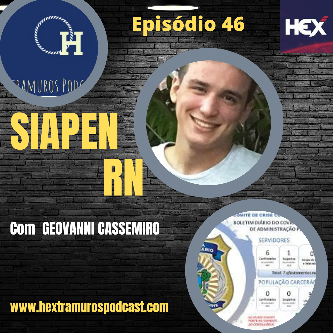 ⁣SIAPEN RN - Controle de Rotinas Carcerárias e Garantia da Individualização da Pena.