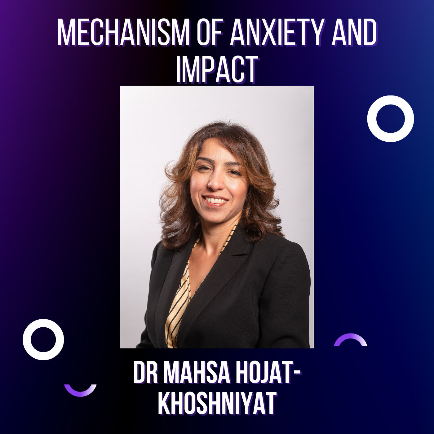 Mechanism Of Anxiety And Impact Dr Mahsa Hojat-Khoshniyat