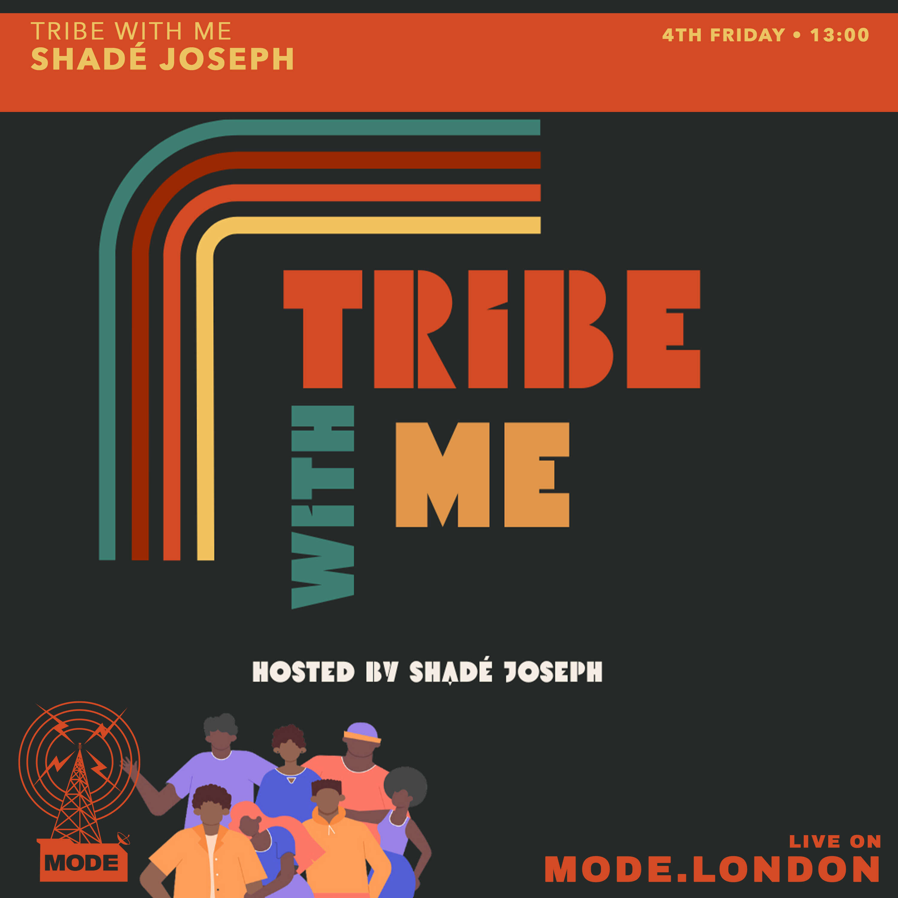 ⁣25/08/2023 - Tribe With Me With Shadé Joseph (Hip Hop 50th Birthday Special)