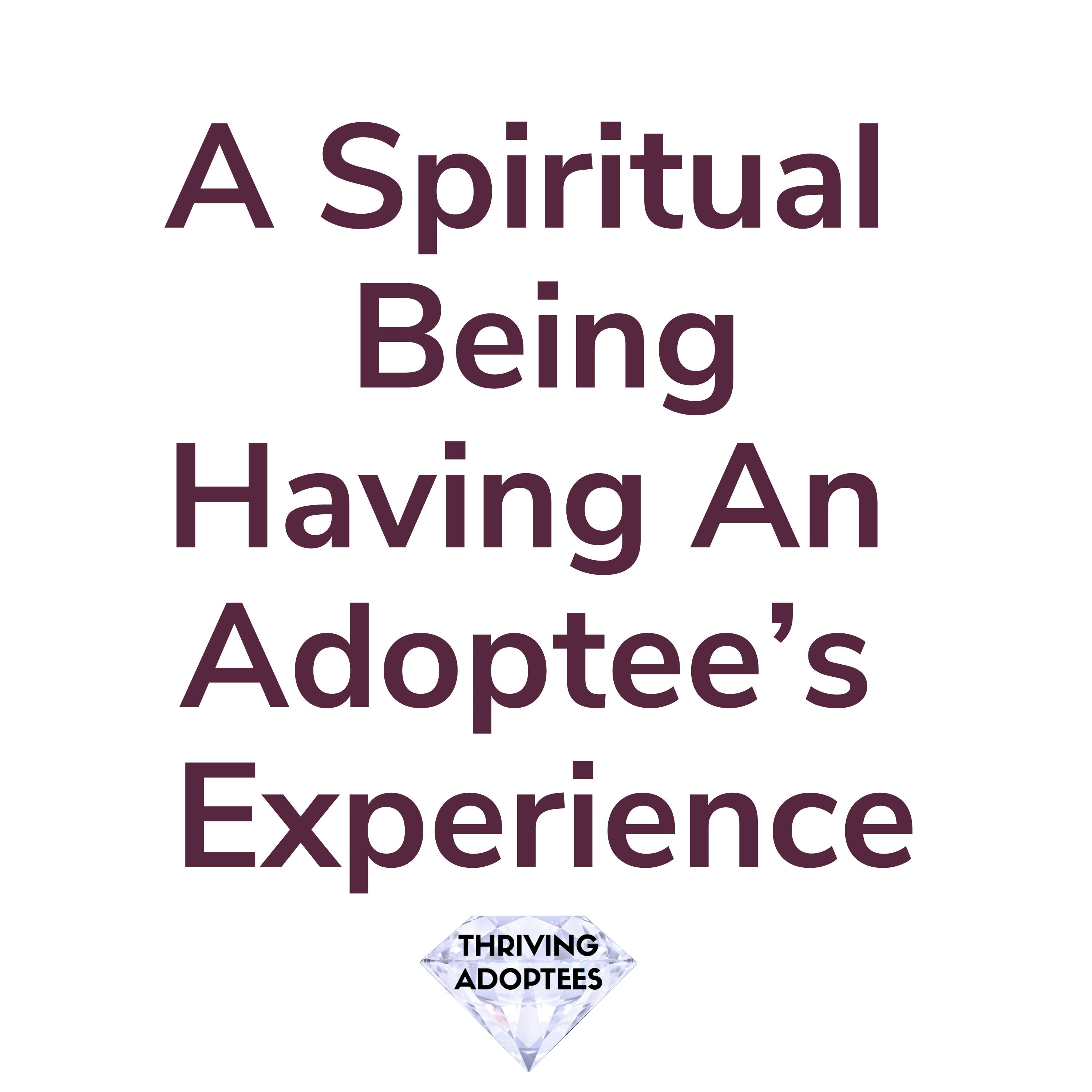 A Spiritual Being Having An Adoptee's Experience