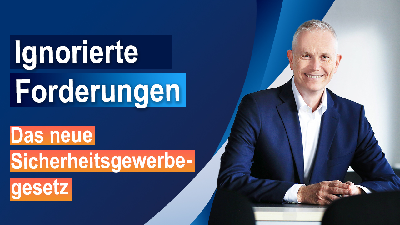 Lobbyisten und das Sicherheitsgewerbegesetz: Unsere übersehenen Forderungen!