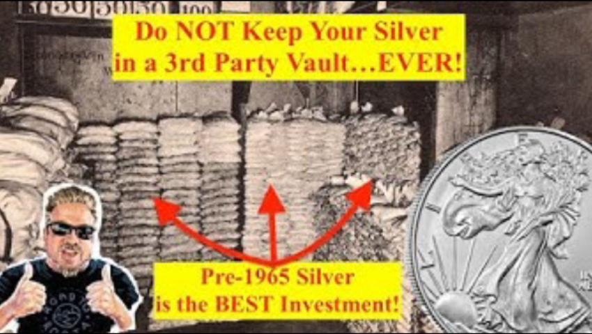 ⁣SILVER ALERT! No 3rd Party Assets! No Metal Vaults! No ETF's! No Mining Shares! ALL GONE! (Bix Weir)