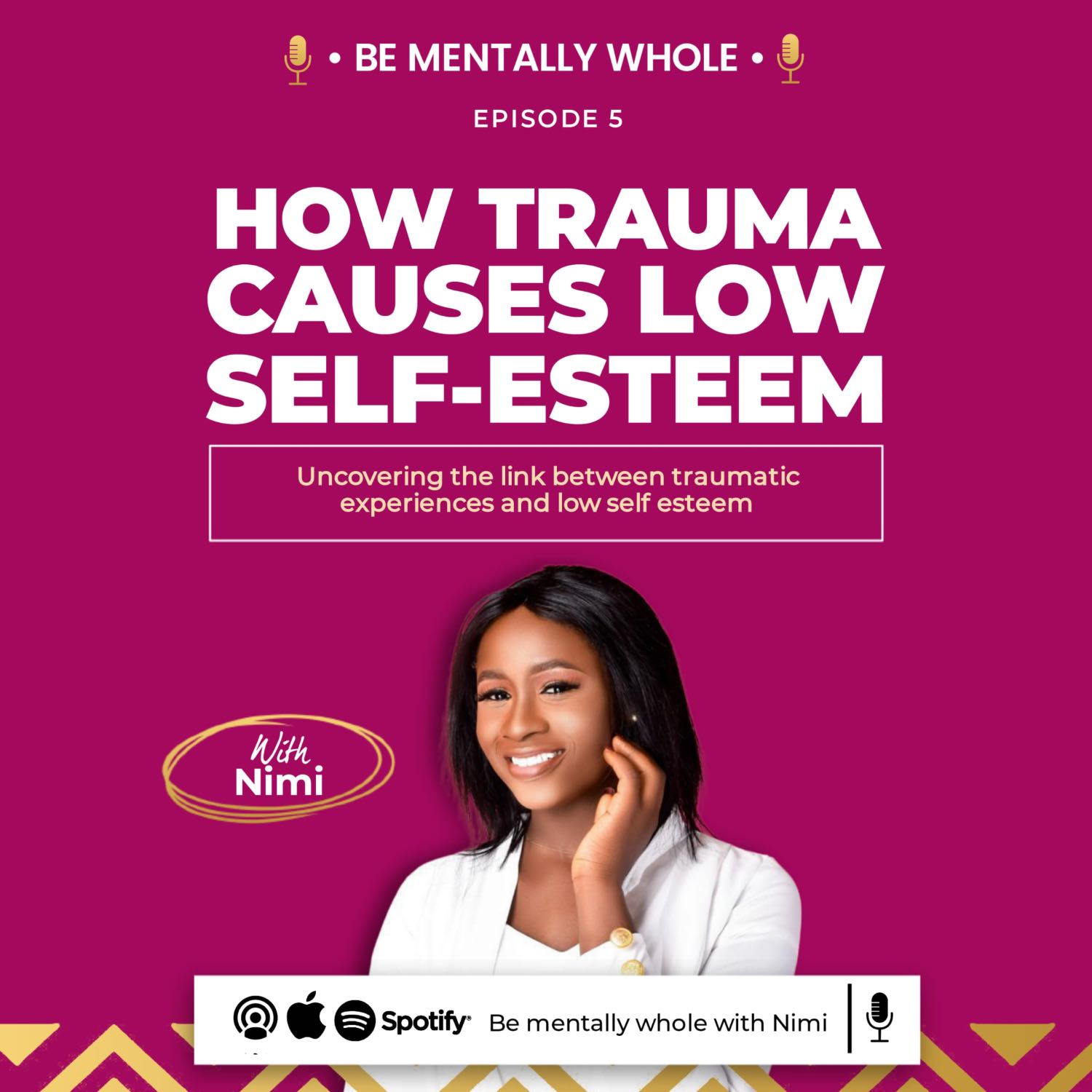 ⁣How trauma causes low self esteem 