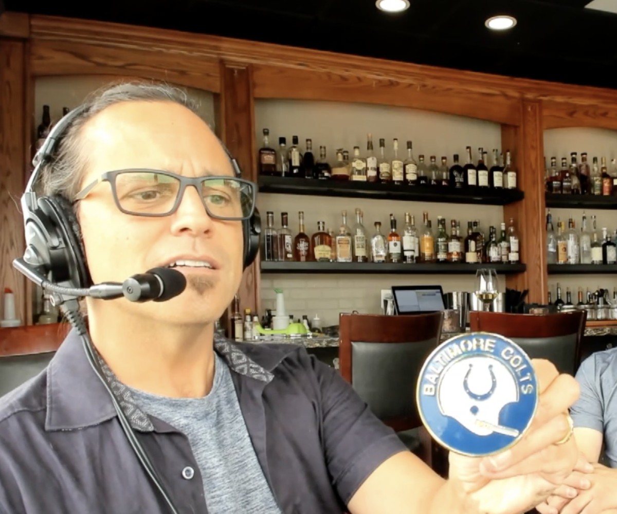 ⁣Nestor Aparicio tells Dennis Koulatsos about when he and Steve Bisciotti talked Colts’ records and Baltimore history in Canton with Indianapolis owner Jim Irsay at The Biltmore in Arizona in 2006