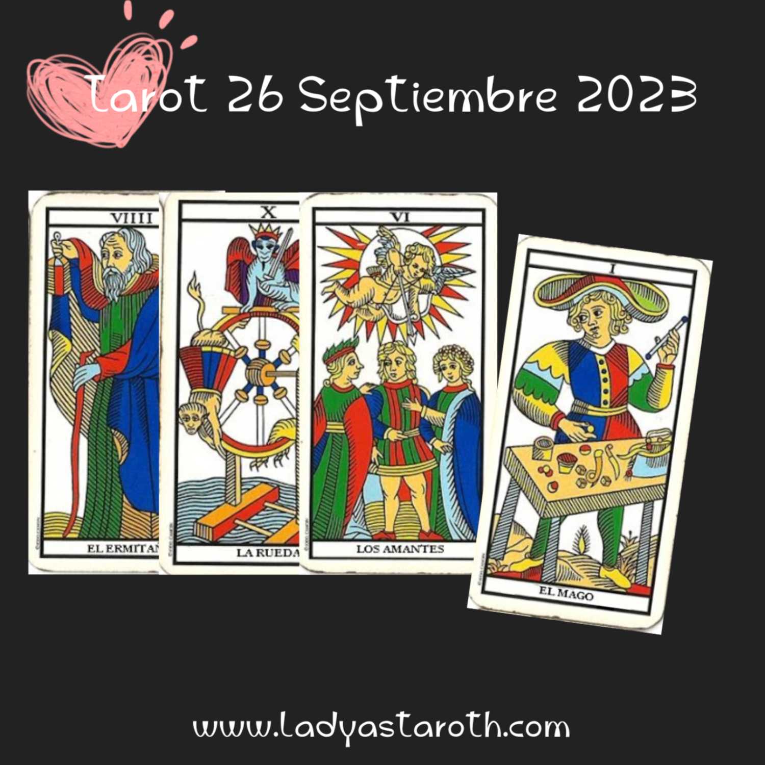 Tarot Diario Martes 26 Septiembre 2023