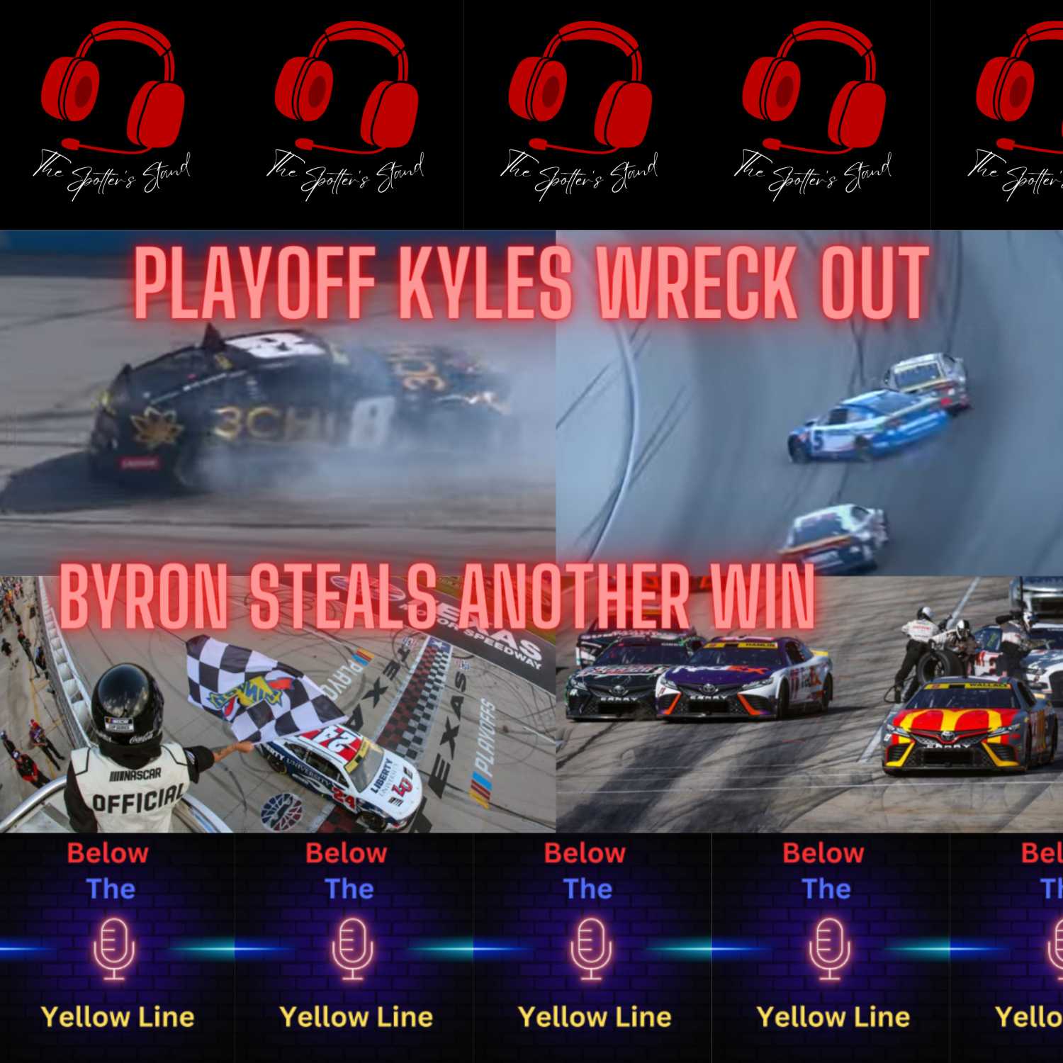 ⁣#116 - Bubba Wallace Is SO CLOSE Again & Playoff Kyle's Crash Out | Recapping a Wild Playoff Race at Texas