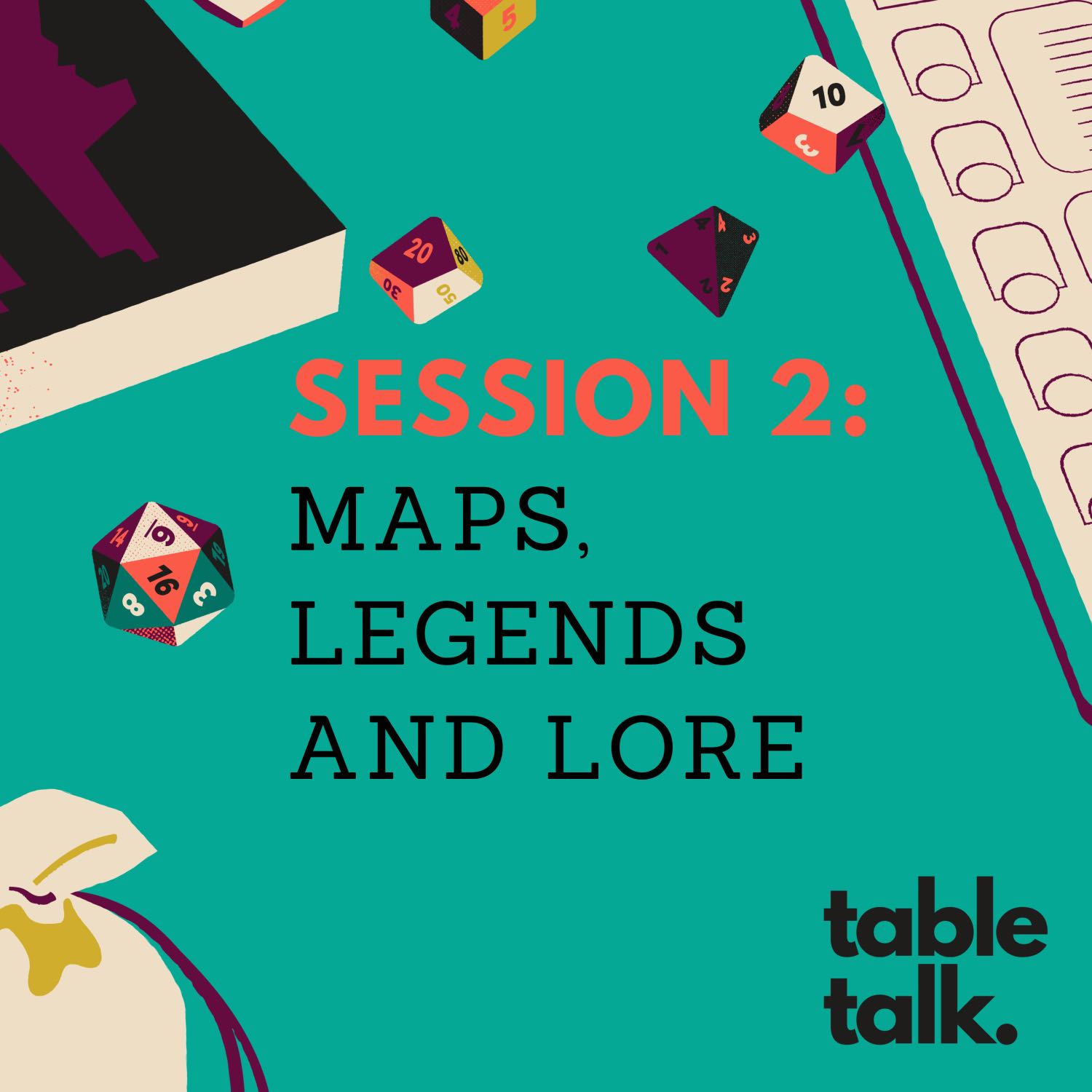 ⁣Session 2 - Maps, Legends, and Lore