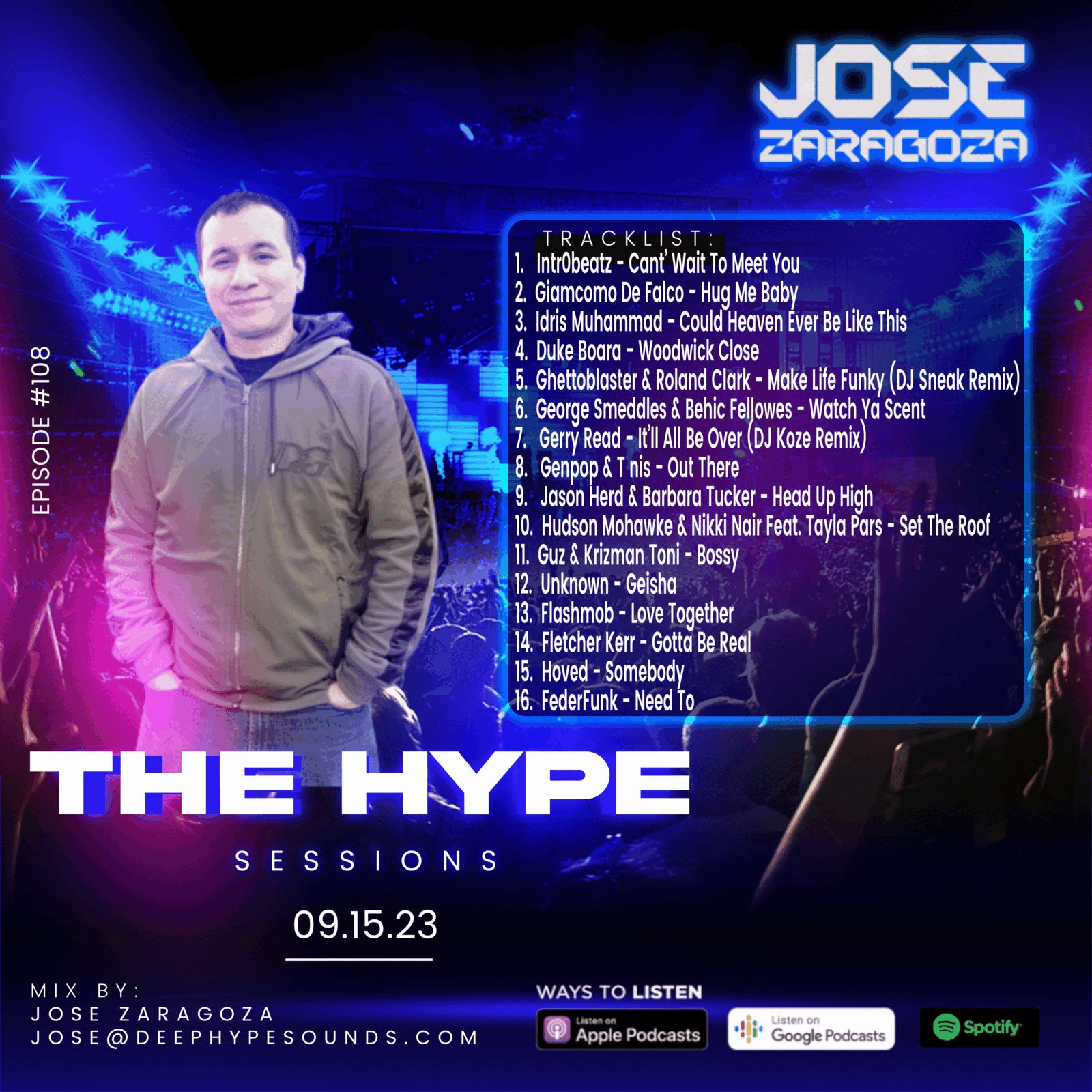 ⁣Jose Zaragoza - The Hype Sessions Volume #108