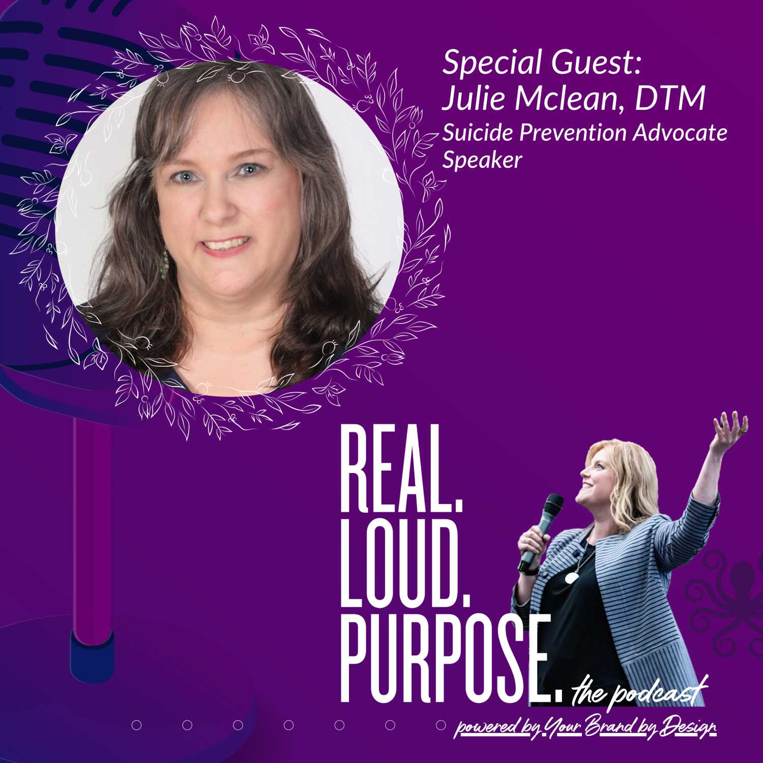 ⁣Julie McLean - The first step to preventing suicide is talking about it.  So let's Start the Convo!