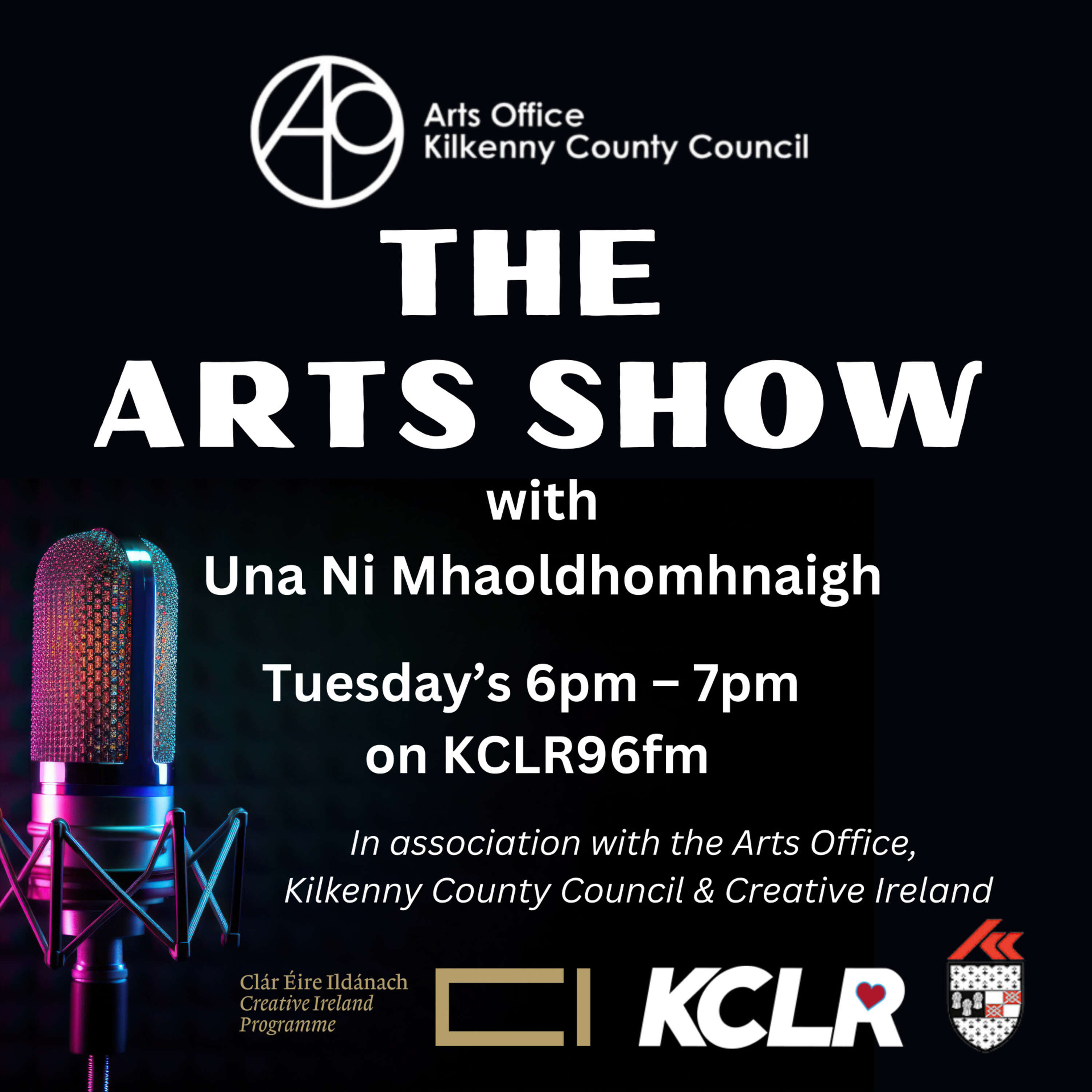 The Arts Show S02E01: A new season begins with Una Ni Mhaoldhomhnaigh and The Arts Show on KCLR