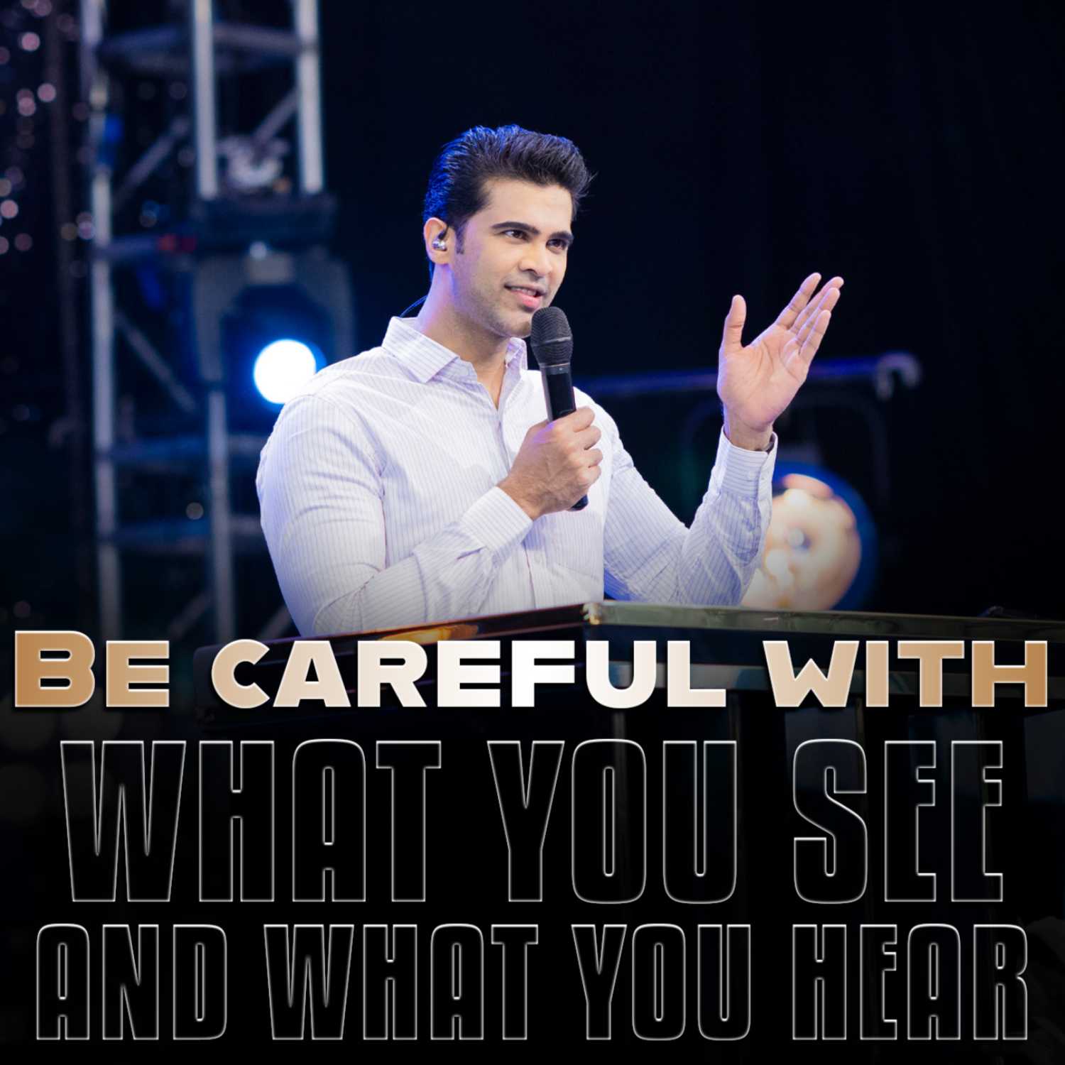 ⁣Be careful with what you see and what you hear