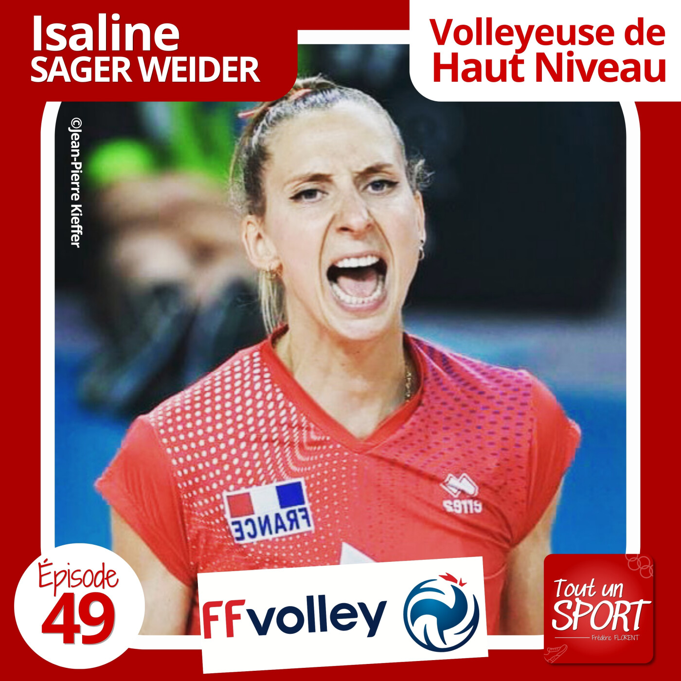 ⁣Isaline SAGER WEIDER, Volleyeuse de Haut Niveau