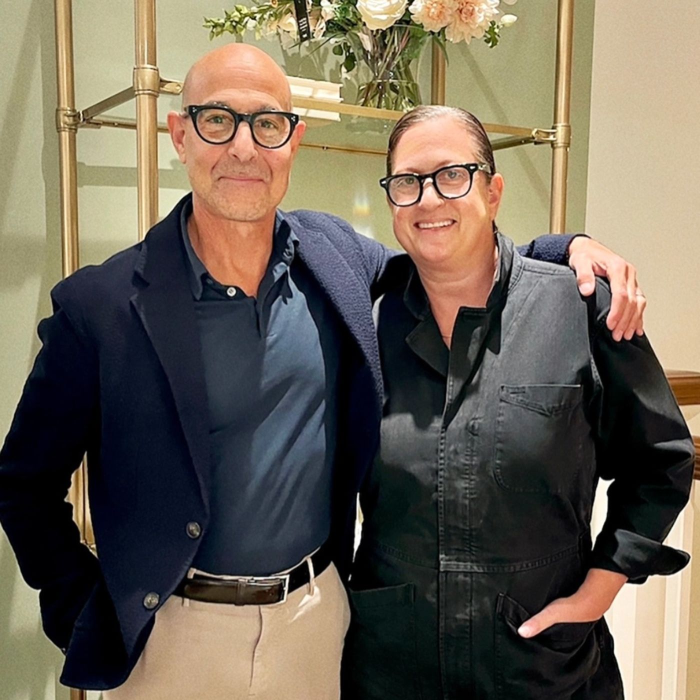 ⁣Stanley Tucci & Chef Missy Robbins Talk Pasta, Pots & Pans, And Their Love Of Italy