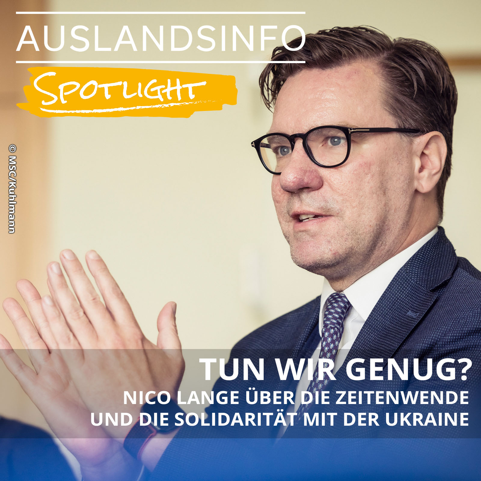 Tun wir genug? Militärexperte Nico Lange über die Zeitenwende und die Solidarität mit der Ukraine