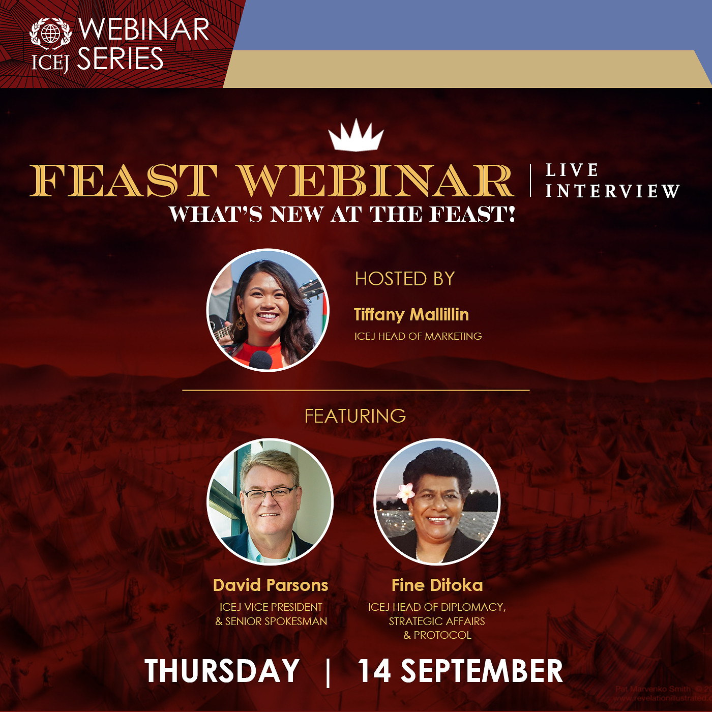 ⁣ICEJ Feast Webinar: Live Interview Part 1