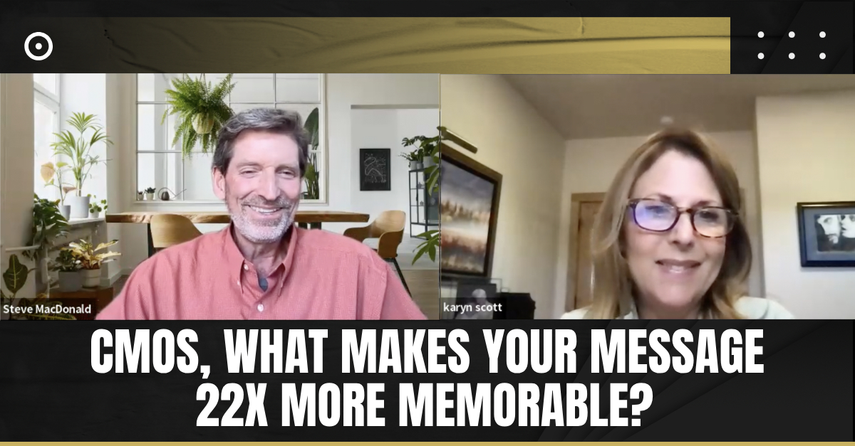 ⁣CMOs, What Makes Your Message 22x More Memorable?