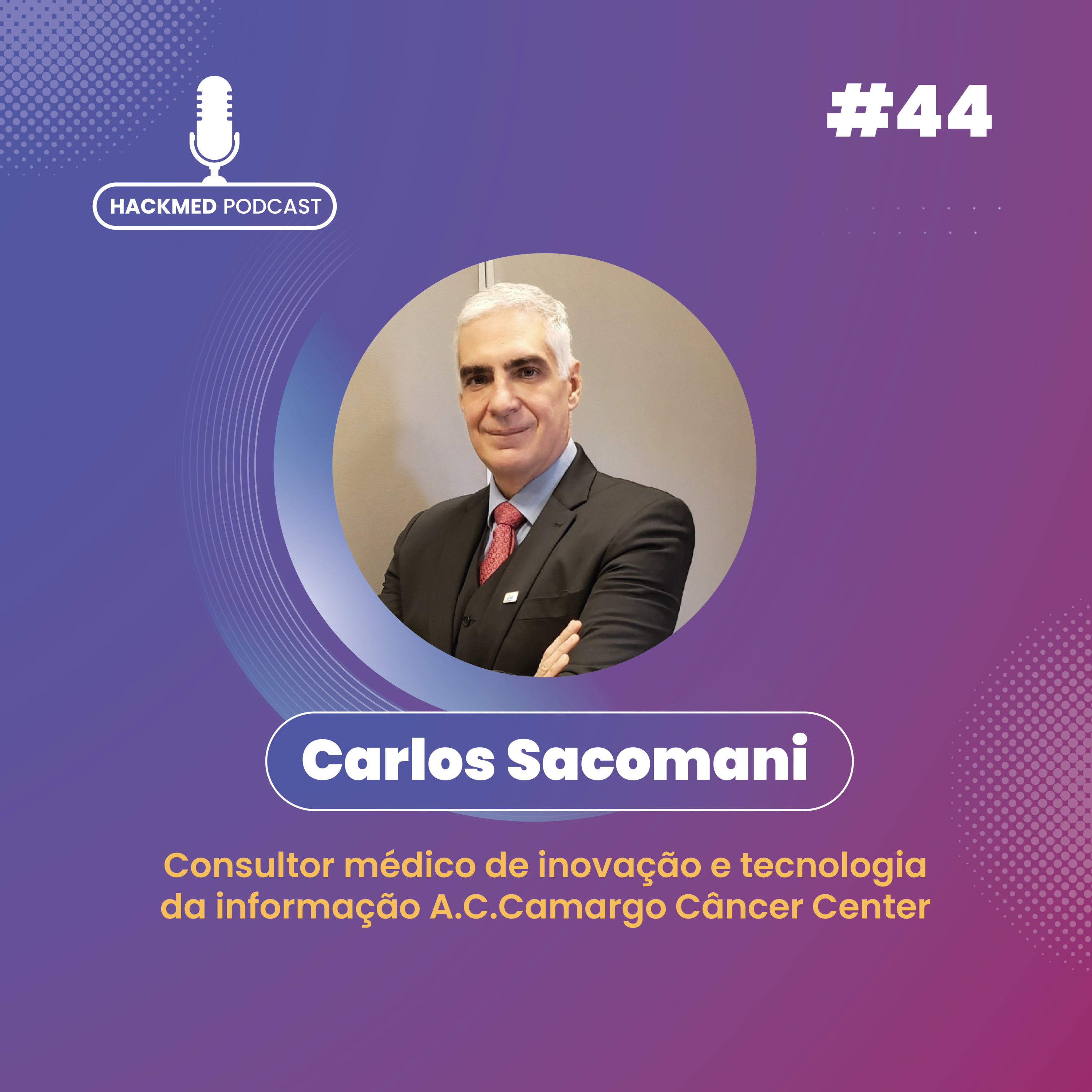 ⁣#44 - Dr. Carlos Sacomani - Ele trocou o consultório pelo cargo de gestor de inovação médica