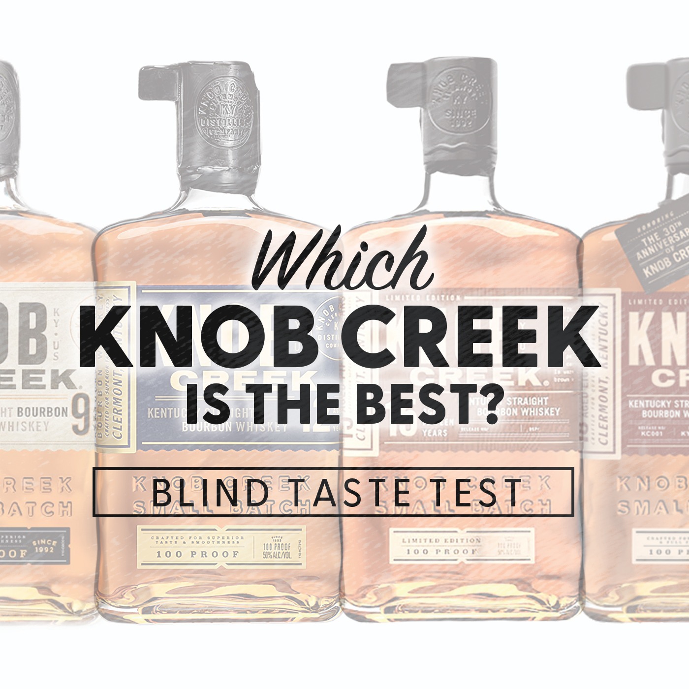 ⁣Which Knob Creek is The BEST?