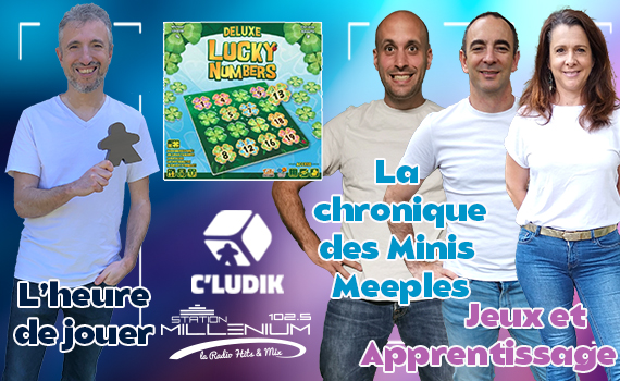 ⁣Deluxe Lucky Numbers – La chronique des minis meeples – Jeux et apprentissage