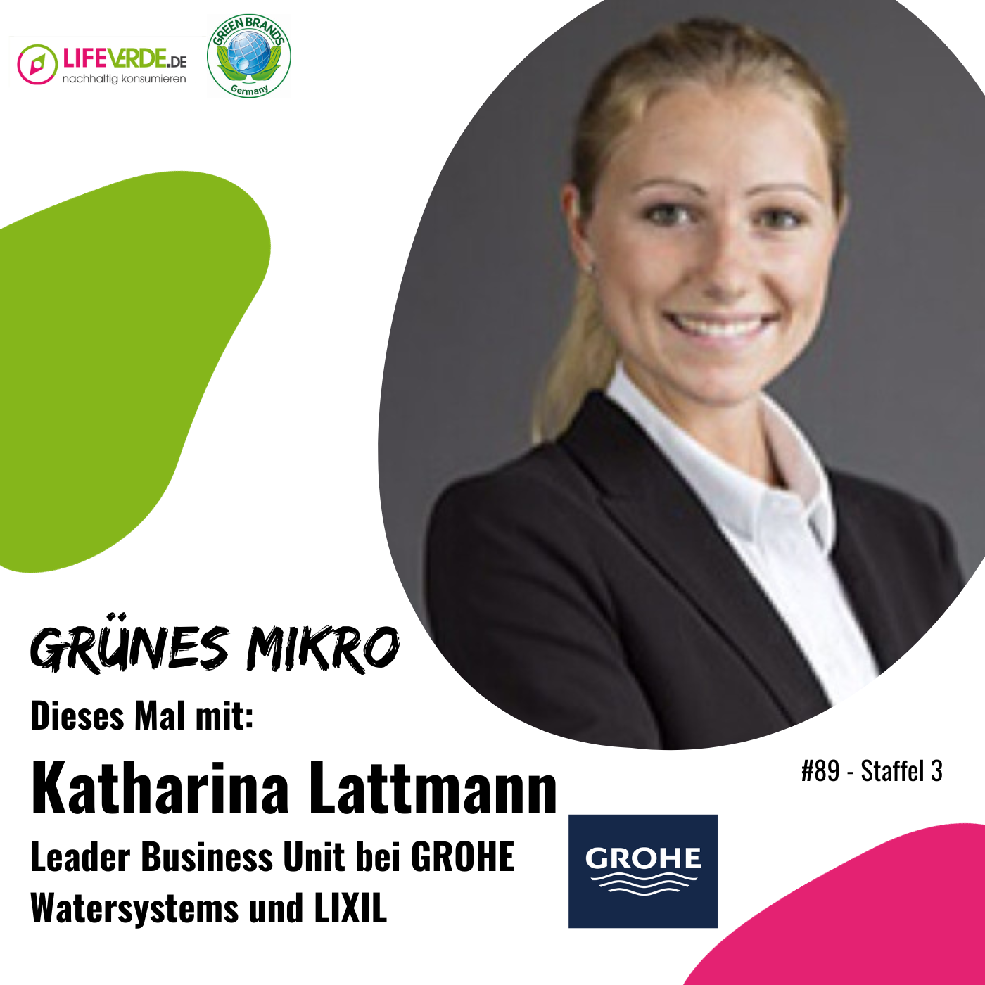 ⁣Katharina Lattmann, Leader Business Unit bei GROHE Watersystems und LIXIL