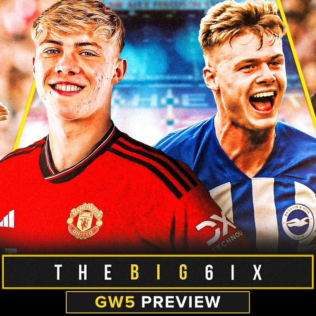 ⁣GW5... HOJLUND SET FOR START AS MAN UTD HOST BRIGHTON 🔴 MAN CITY FACE TOUGH TEST AT WEST HAM 🔵