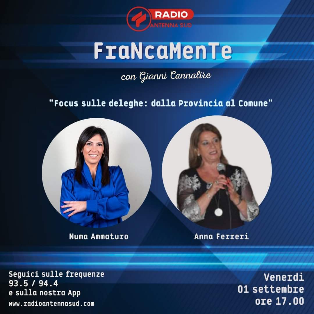 ⁣FRANCAMENTE di Gianni Cannalire con NUMA AMMATURO e ANNA FERRERI