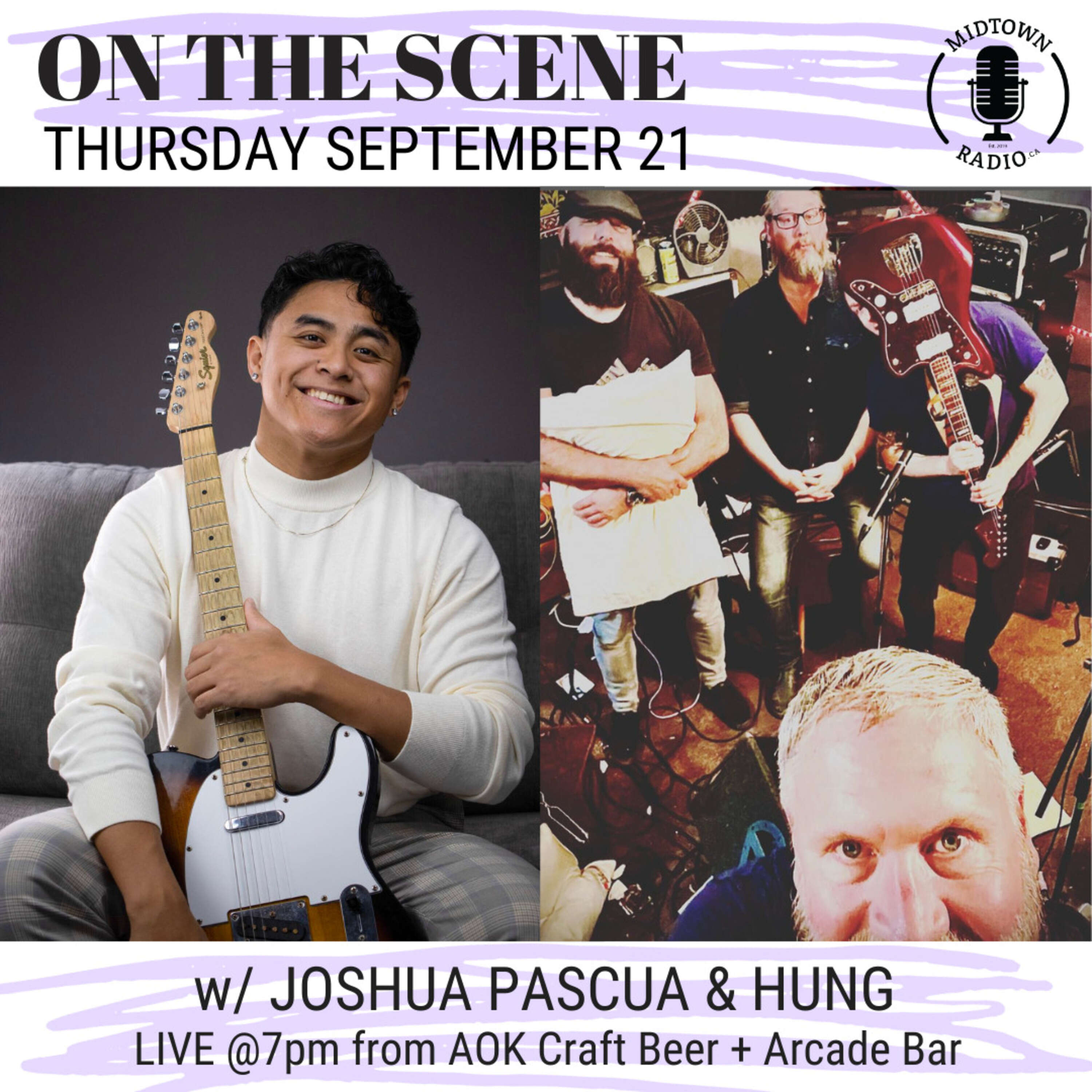 ⁣September 21, 2023 // Joshua Pascua & Hung LIVE @ AOK Craft Beer + Arcade