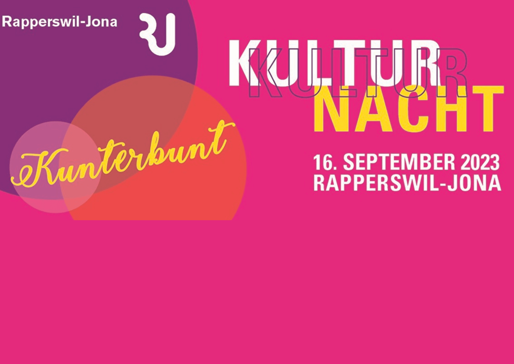 ⁣Kulturnacht Rapperswil-Jona 2023