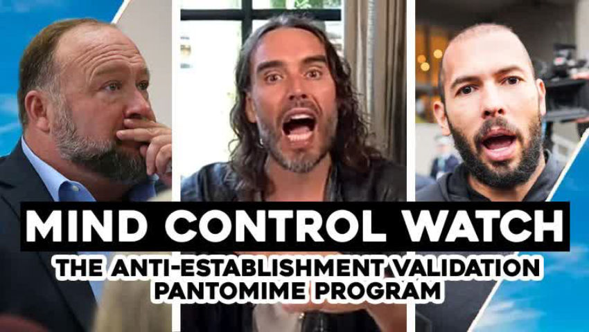 ⁣Russell Brand Allegations Mind Control Watch #2 The Anti Establishment Validation Pantomime Program