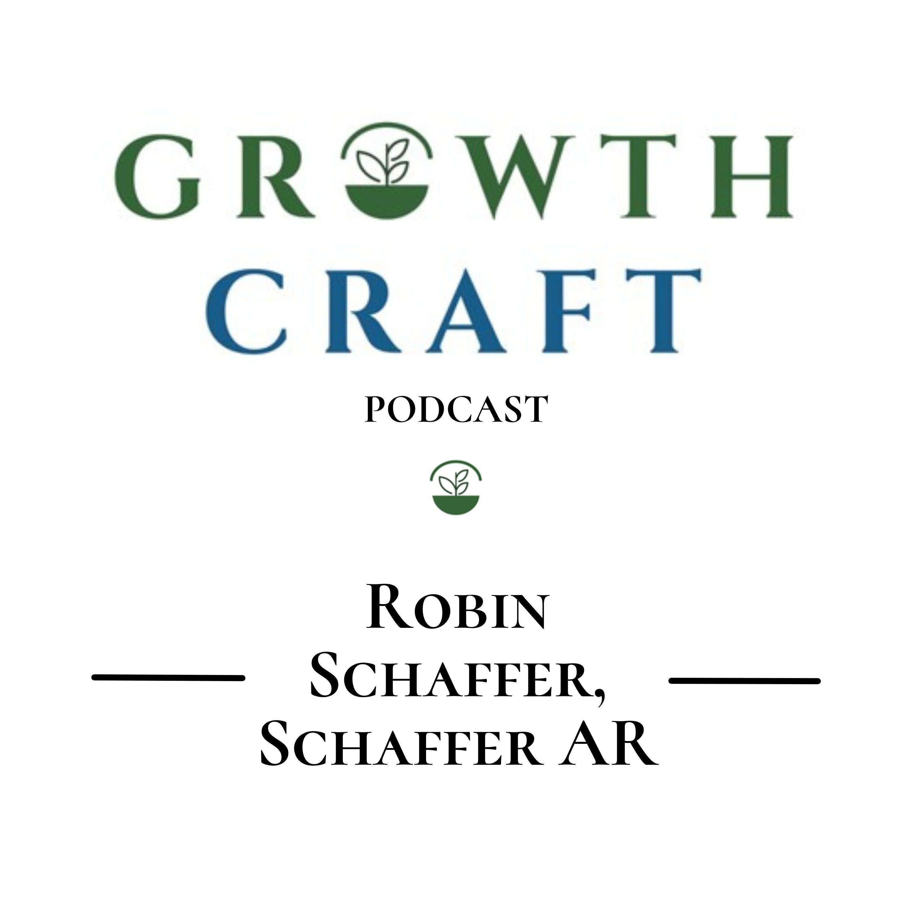 GrowthCraft StartUp Community - Episode #12 - Robin Schaffer, Schaffer AR, Analyst Relations Niche Advisor with GrowthCraft