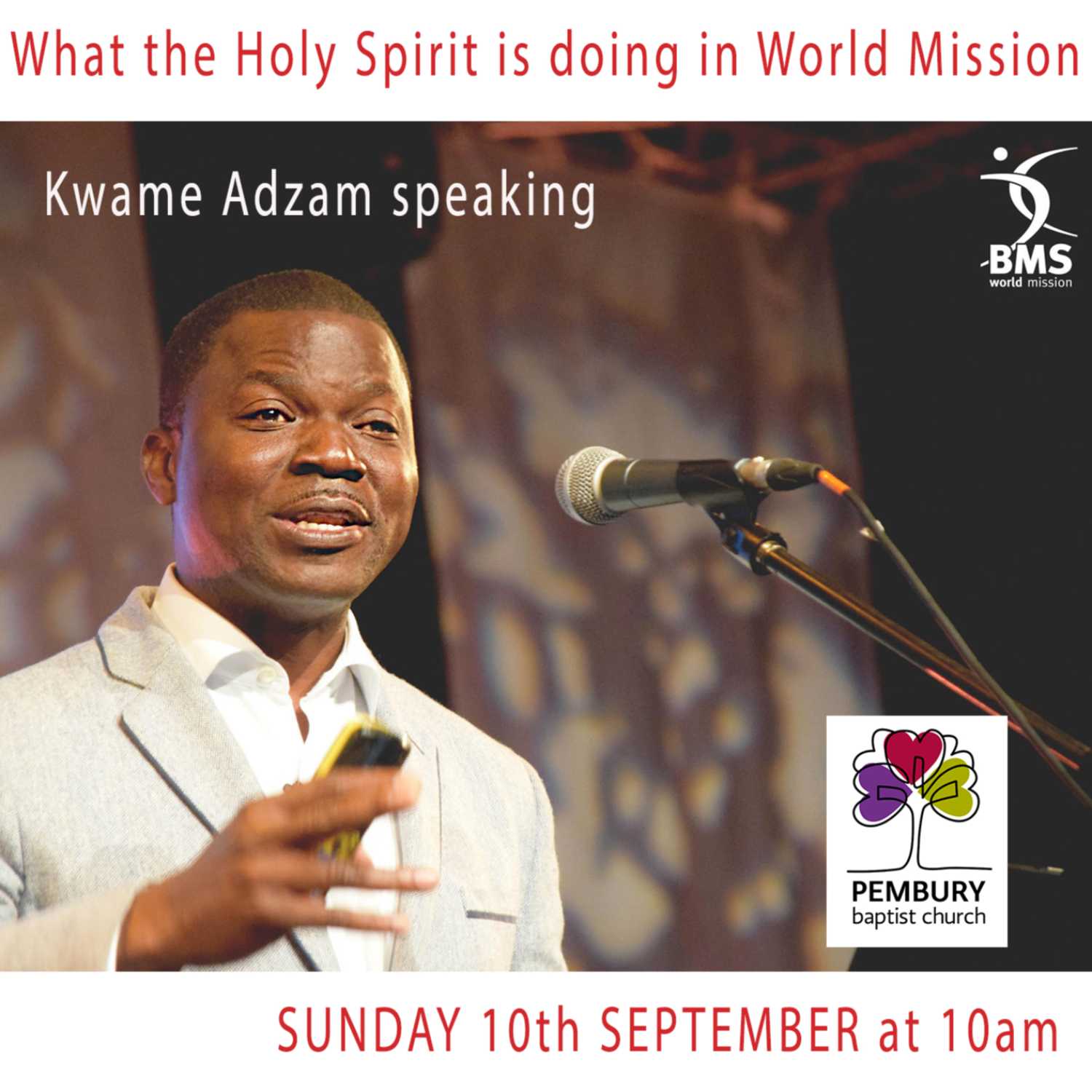 ⁣The Holy Spirit in Overseas Mission: Kwame Adzam 10/09/23