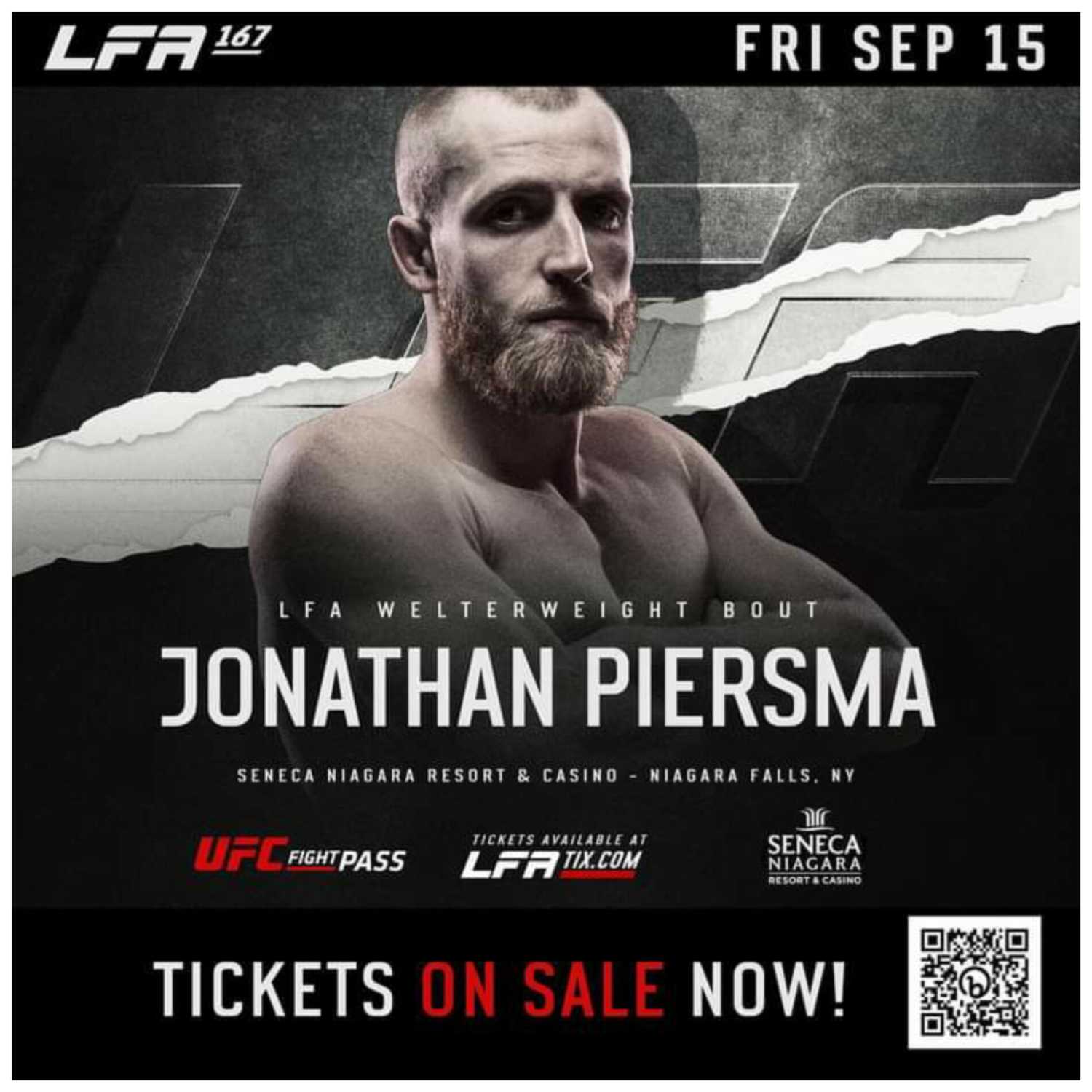 Jonathan "Warhawk" Piersma (6-1 Pro Welterweight) Talks Main Event Opportunity at LFA 167