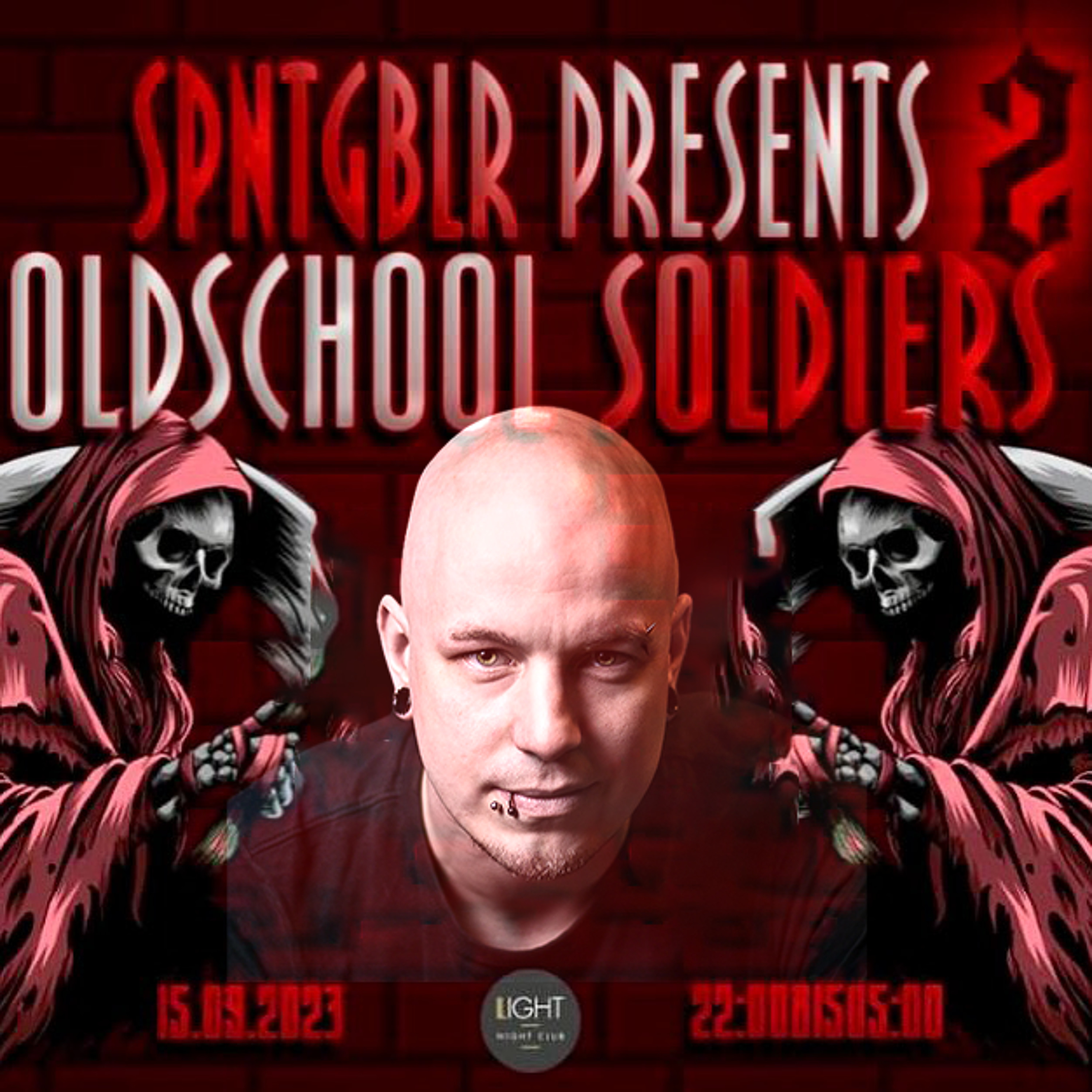 ⁣DJ Sacrifice @ SPNTNGBLR Night of the Oldshool Soldiers II 15.09.2023 Light Club Dortmund