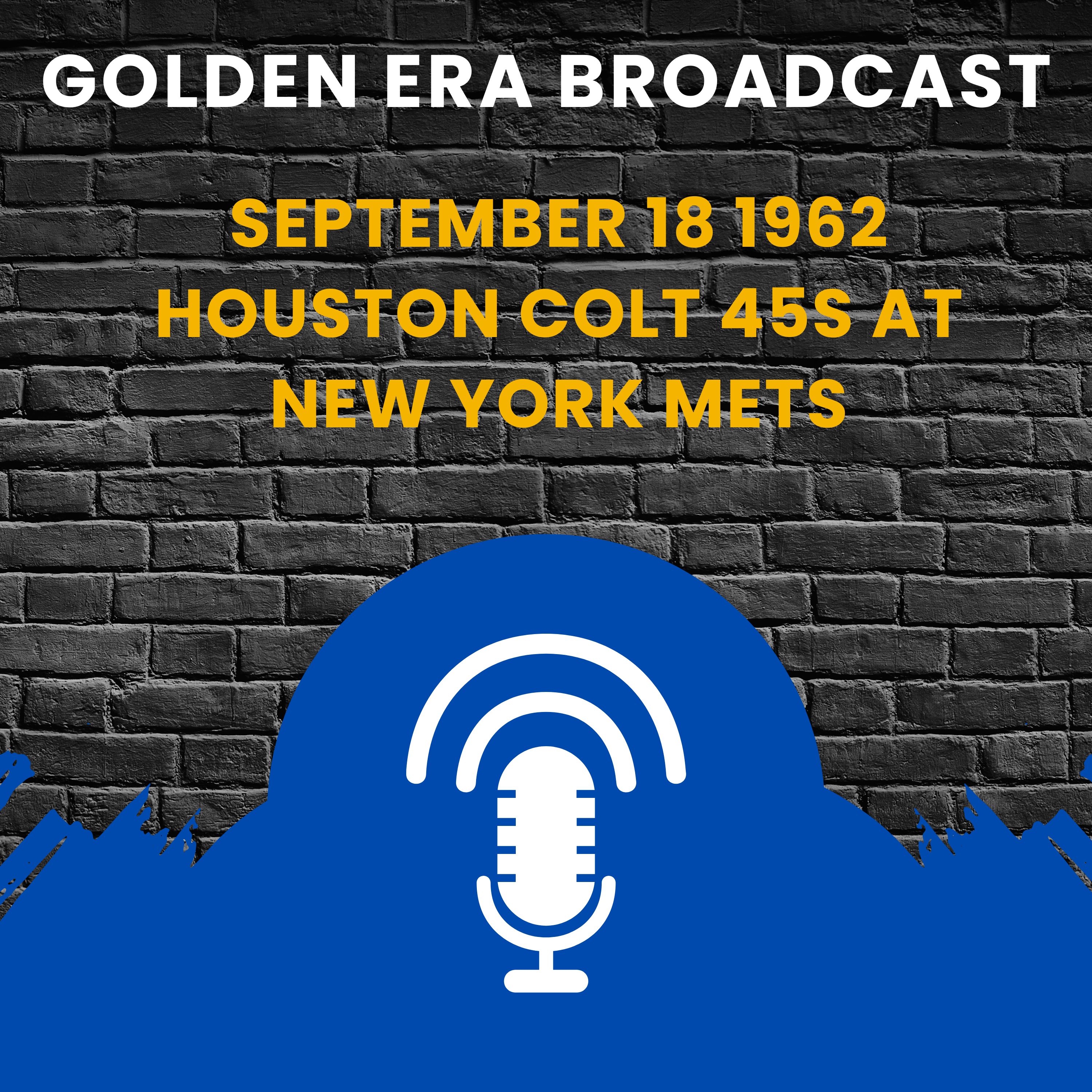 ⁣September 18 1962 Houston Colt 45s At New York Mets