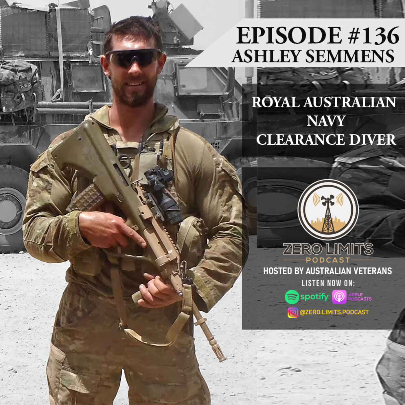 Ep. 136 Ashley Semmens Royal Australian Navy Clearance Diver