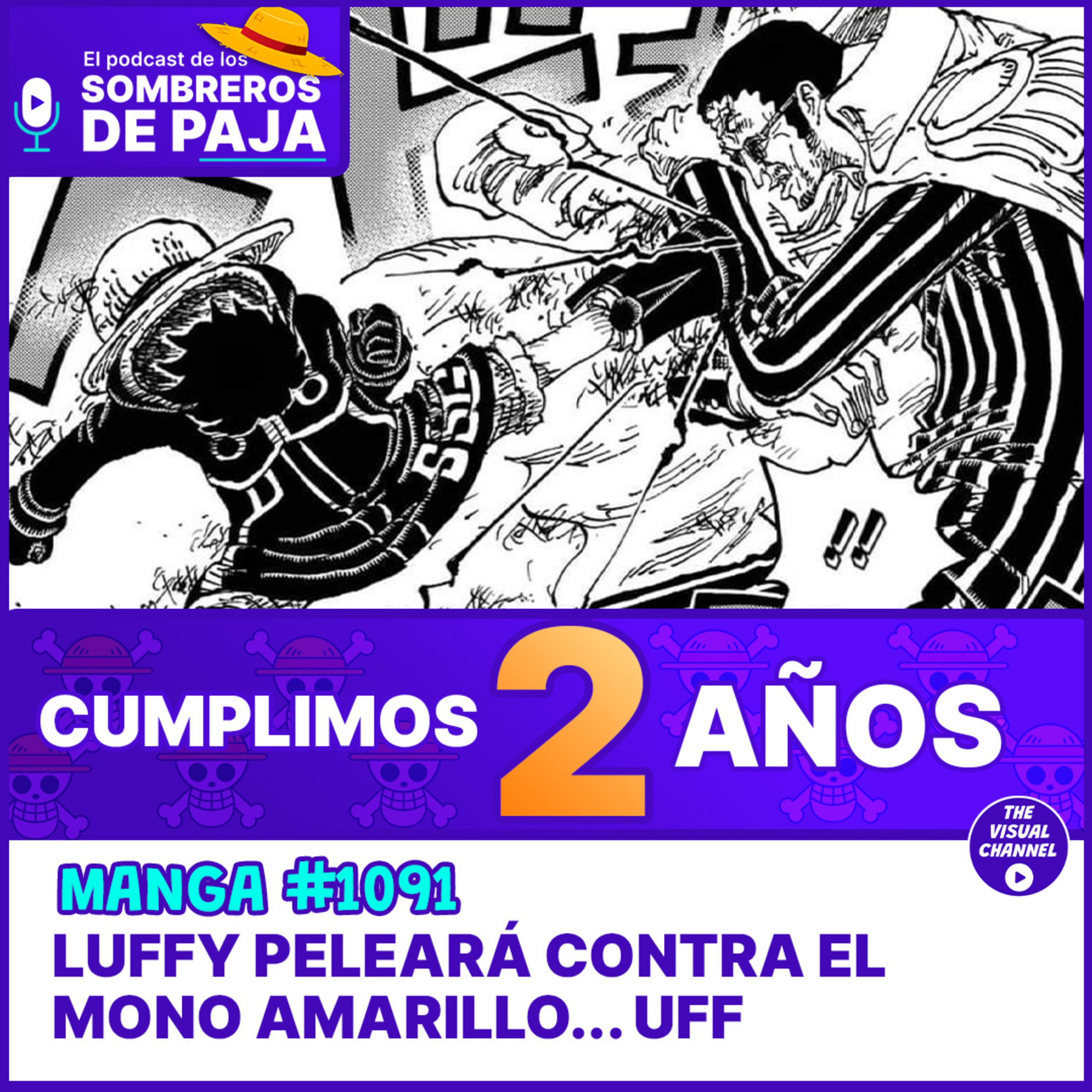 ⁣One Piece Manga #1091 - Un Luffy confiado por fin peleará de 1 a 1 contra un almirante | El live action hace su debut y ya cumplimos 2 años 🥳🎉