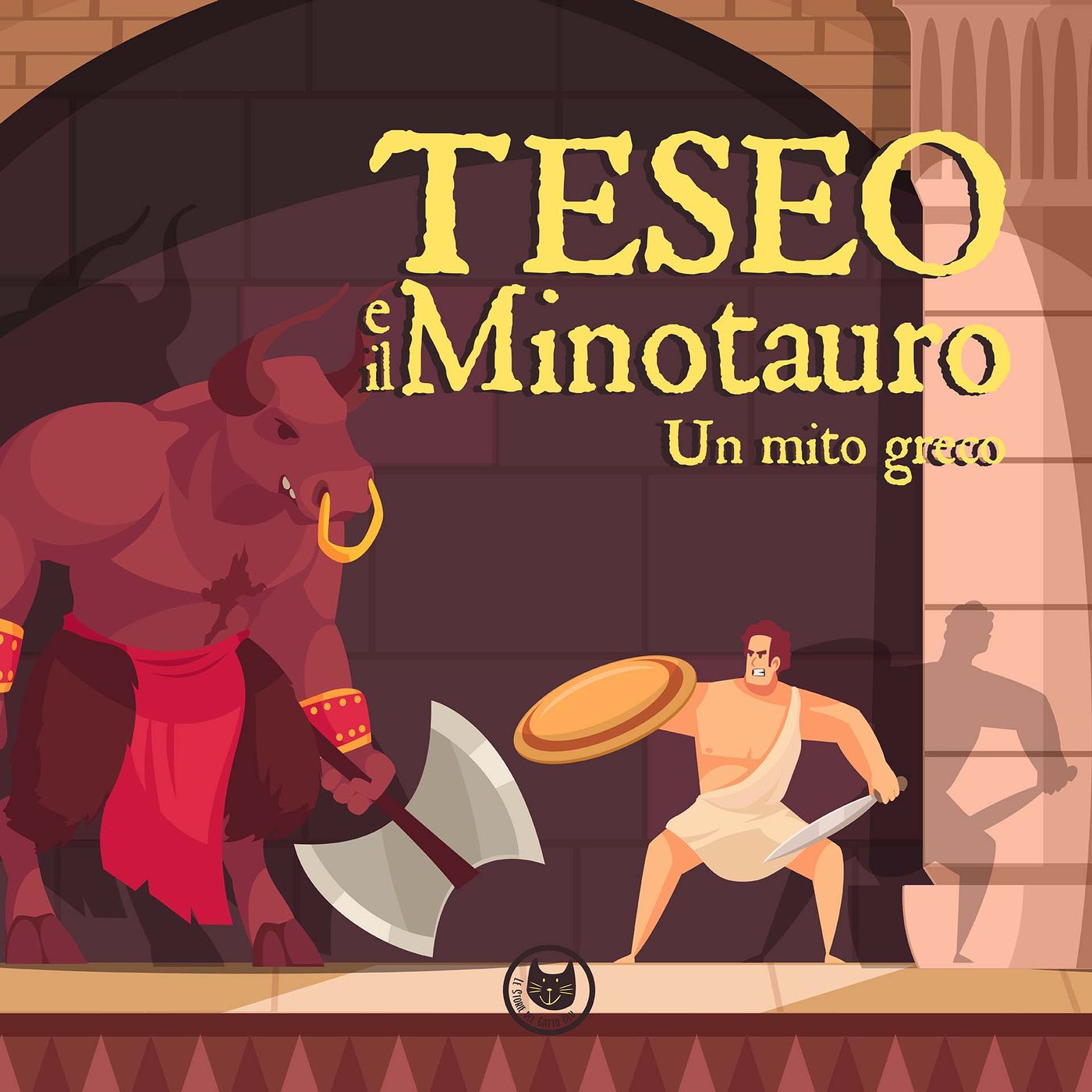 ⁣Teseo e il Minotauro | Storie per bambini leggi e ascolta | Miti Greci per bambini raccontati | età 4+