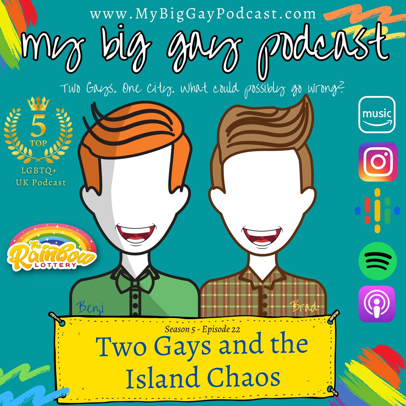 ⁣S5. Ep 22. Two Gays and the Island Chaos